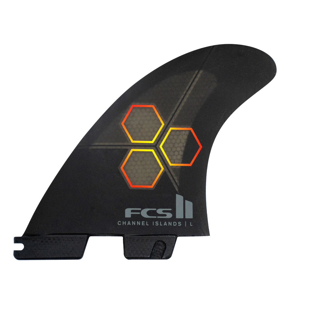 FCS II CI PC Large Black/Flame Tri Retail Fins