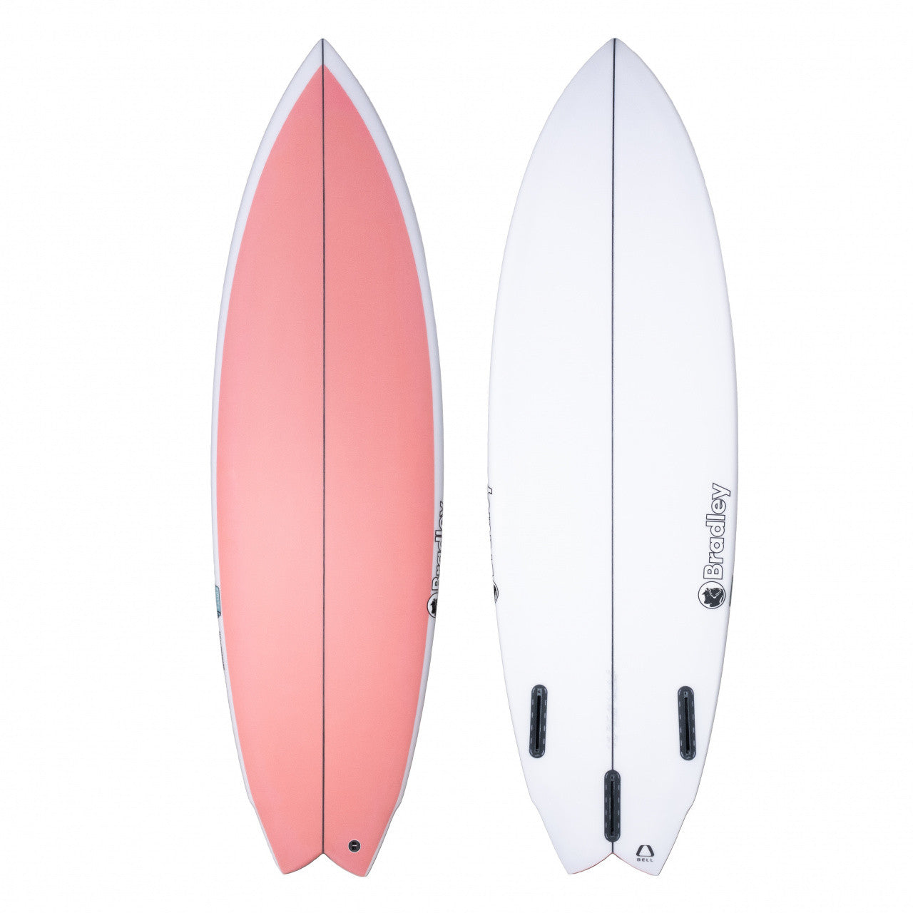 Fully Charged 5'5" x 19 1/4" X 2 7/16" - 27.50L, Swallow, 3x FCS 2 Fin Boxes, PU - ID:1102344