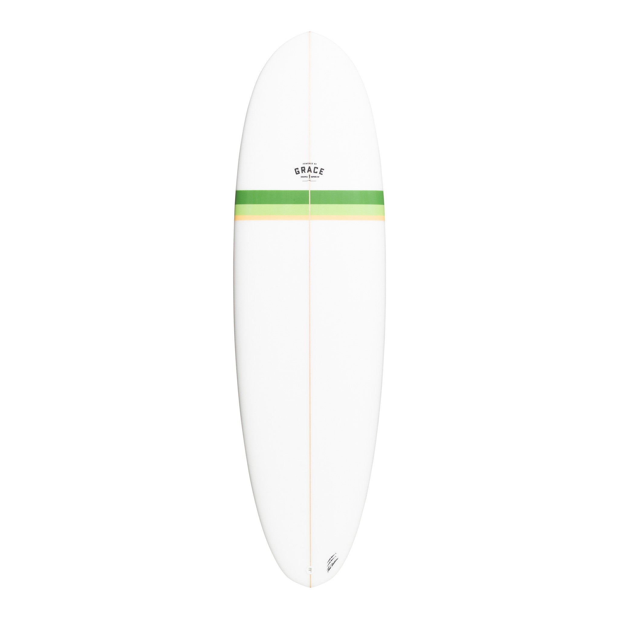 Demibu 6'8" x 21 3/4" X 2 5/8" - 44.00L, Diamond, 3x FCS 2 Fin Boxes, PU - ID:1001207
