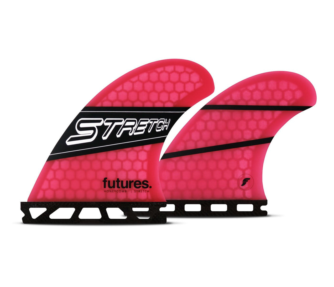 Futures Fins Stretch1-Hc Quad Pink/Blk