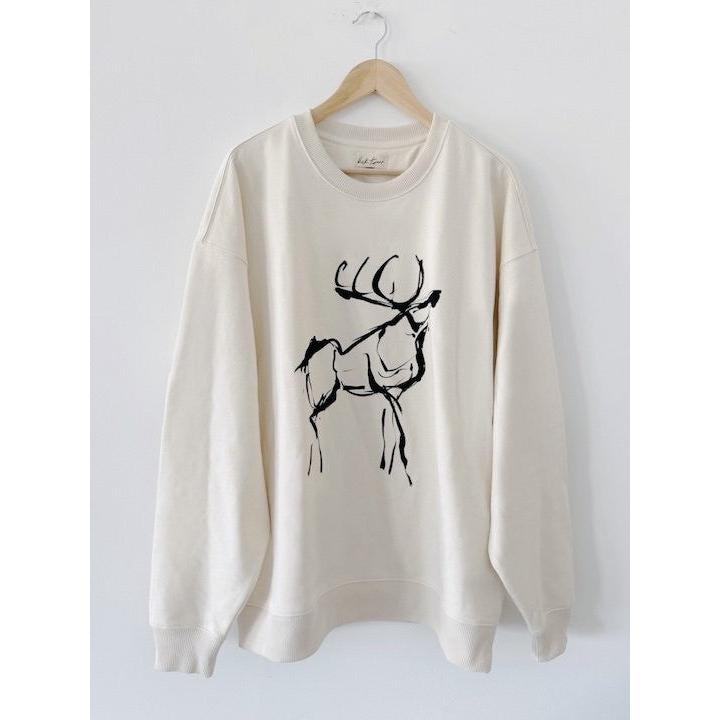 Nick Turner Organic cotton elk sweatshirt