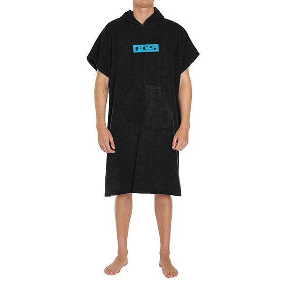 FCS Towel Poncho Black