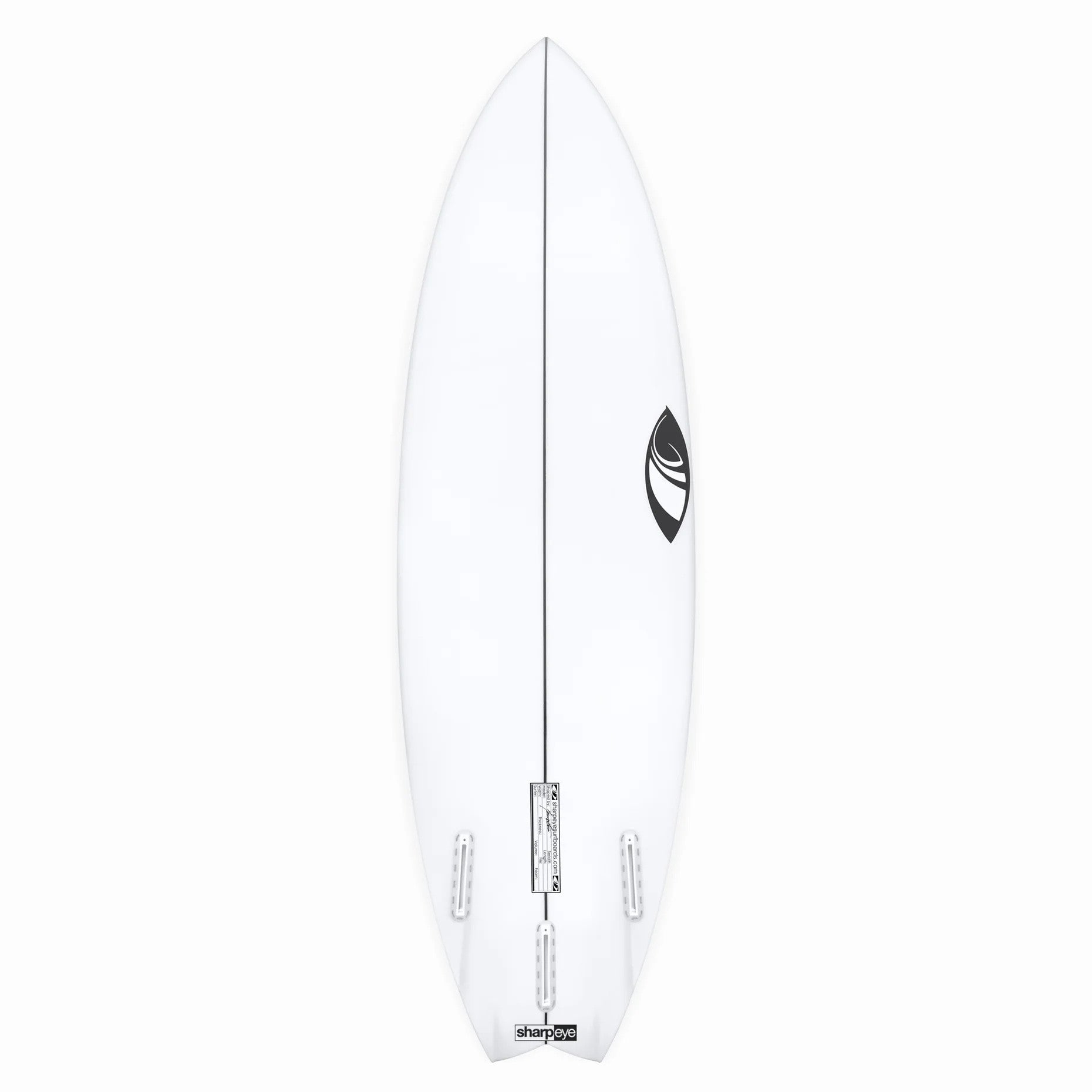 TWIN TURBO 5'10" x 20" X 2 1/2" - 31.50L, Swallow, 3x FCS 2 Fin Boxes, PU - ID:1142854