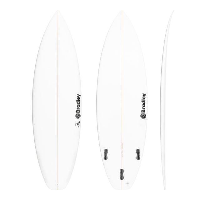 On Ya (narrow) 5'10" x 19 1/2" X 2 3/8" - 28.60L, 3x FCS 2 Fin Boxes, PU - ID:896767