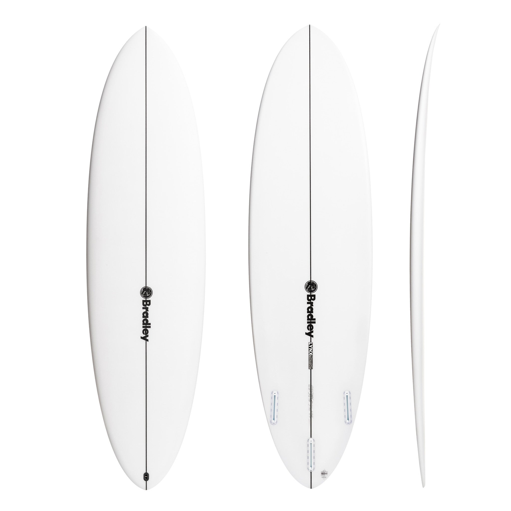 Lynx 6'6" x 20 5/8" X 2 5/8" - 37.90L, Round Pin, 3x Fin Boxes, PU - ID:1010865