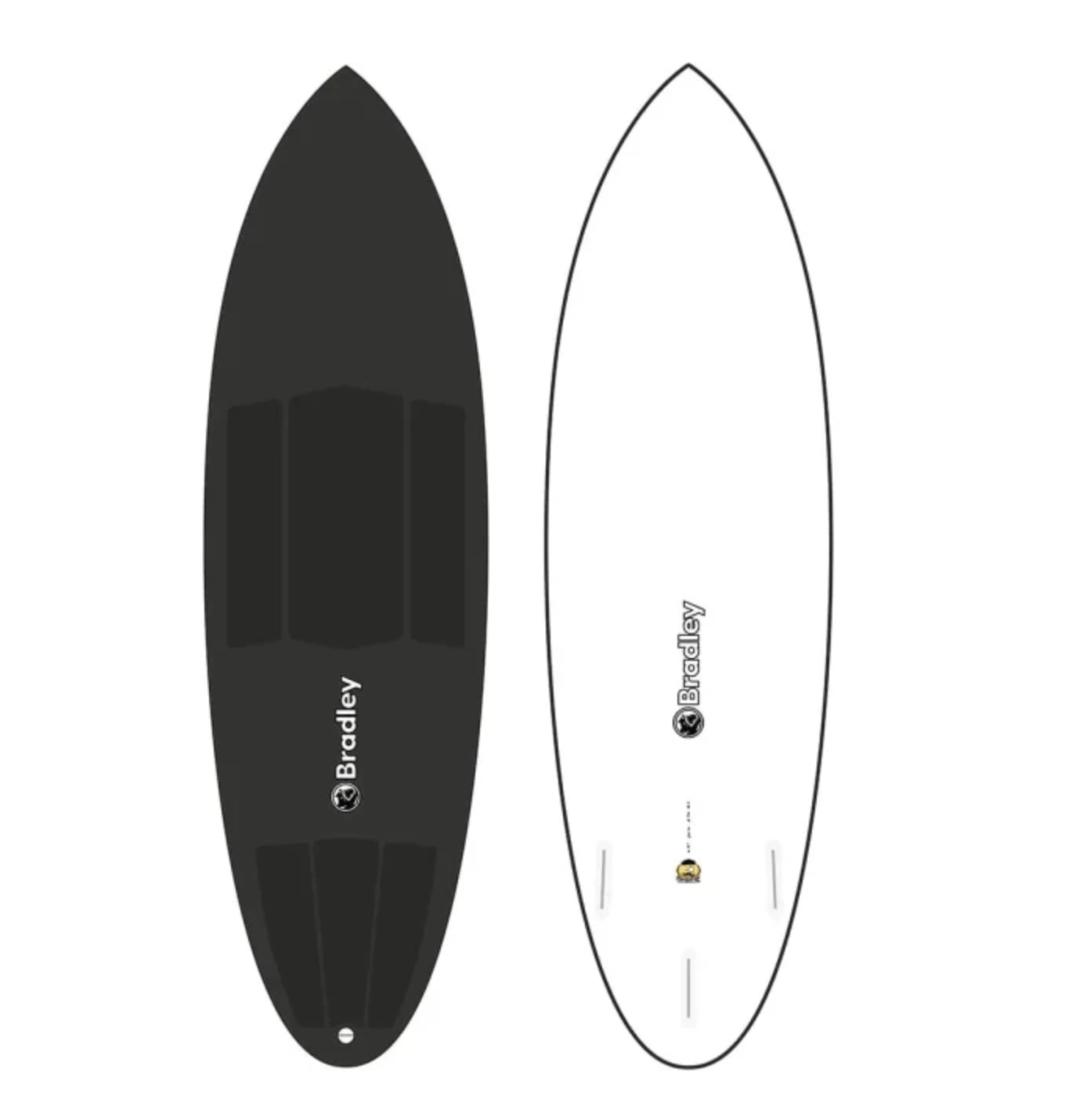 Christiaan Bradley Hybrid Surfboard Chocolatine