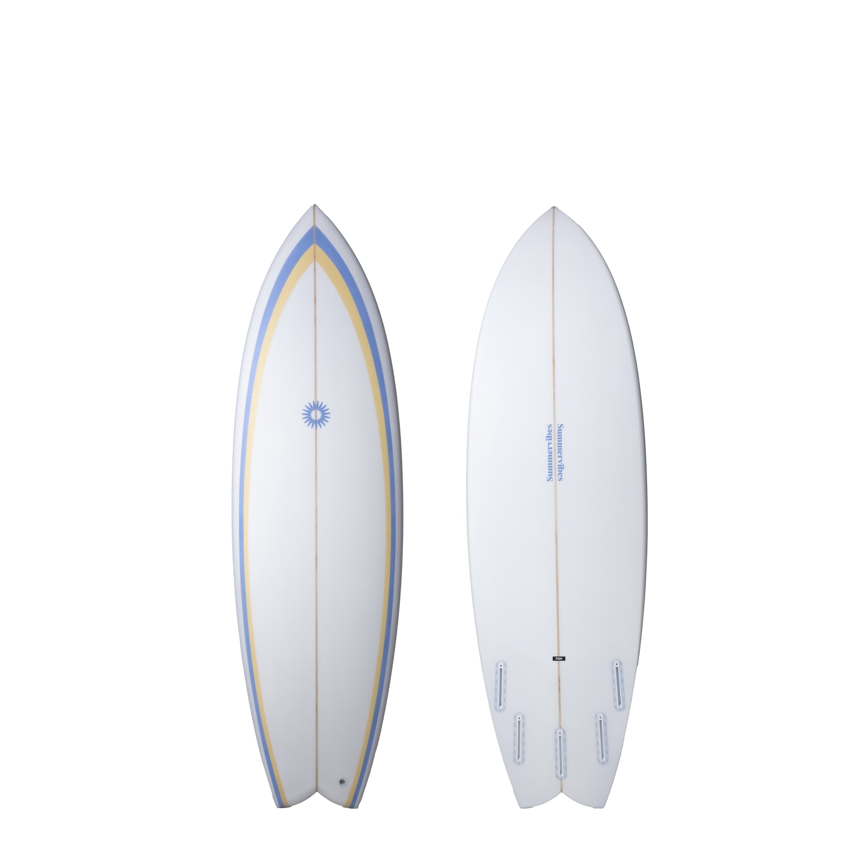Summer Vibes Fish Surfboard