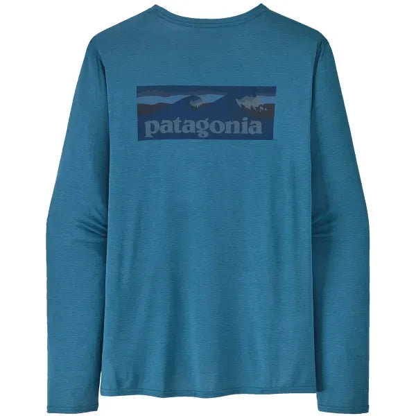 Patagonia M's L/S Cap Cool Daily Shirt - Boardshort Logo