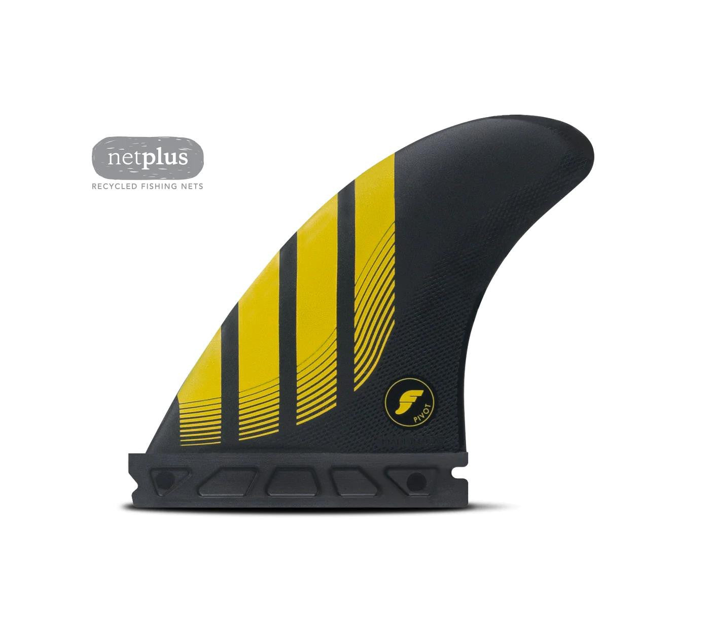 Futures Fins P4 Alpha Thruster Carbon/Yellow S