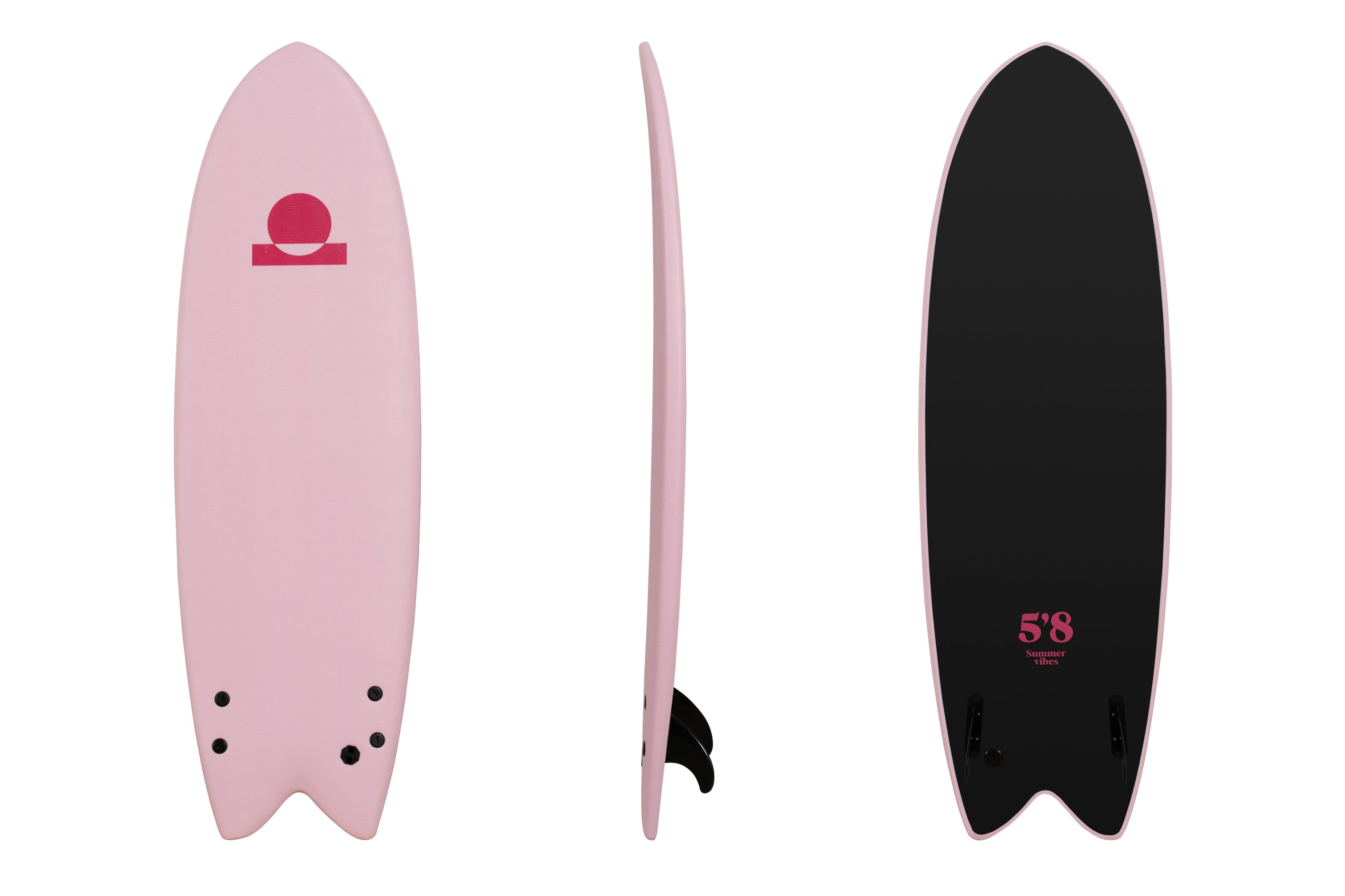 Summer Vibes Twin Fish 5'8 Softboard