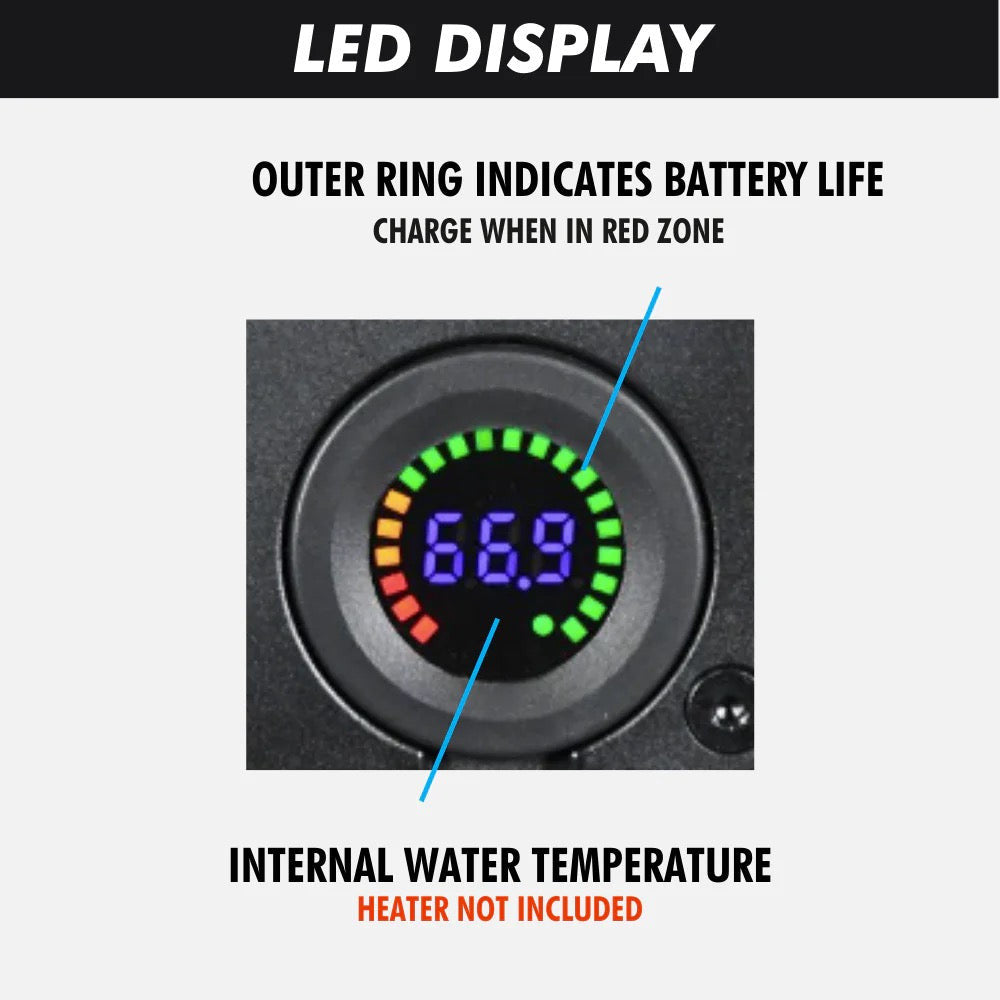 Rinsekit CUBE 4 GALLONS (15 L) ELECTRIC PORTABLE SHOWER