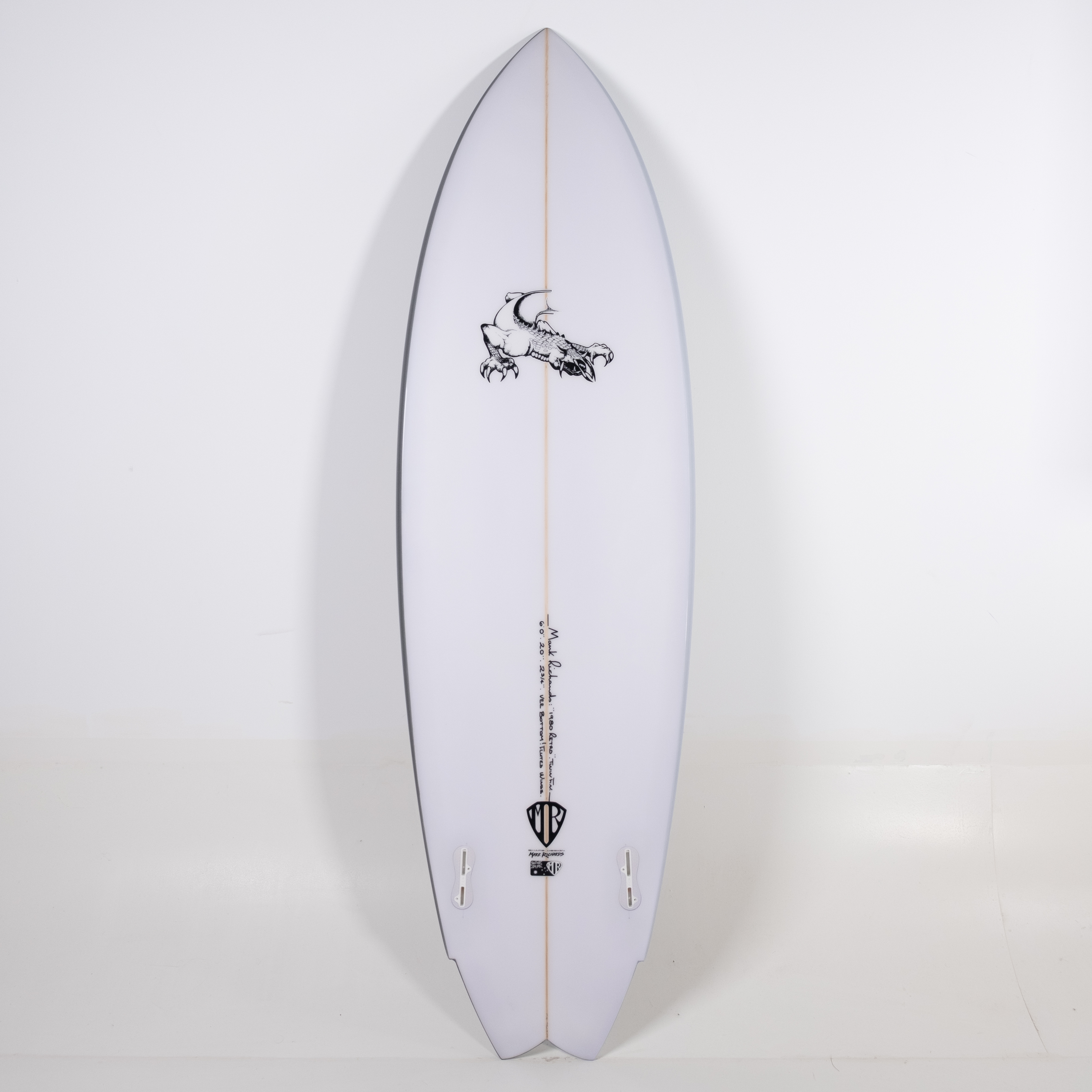 Retro Twin 6'0" x 20" X 2 3/4" - 35.40L, Wing Swallow, 2x FCS 2 Fin Boxes, PU - ID:954879