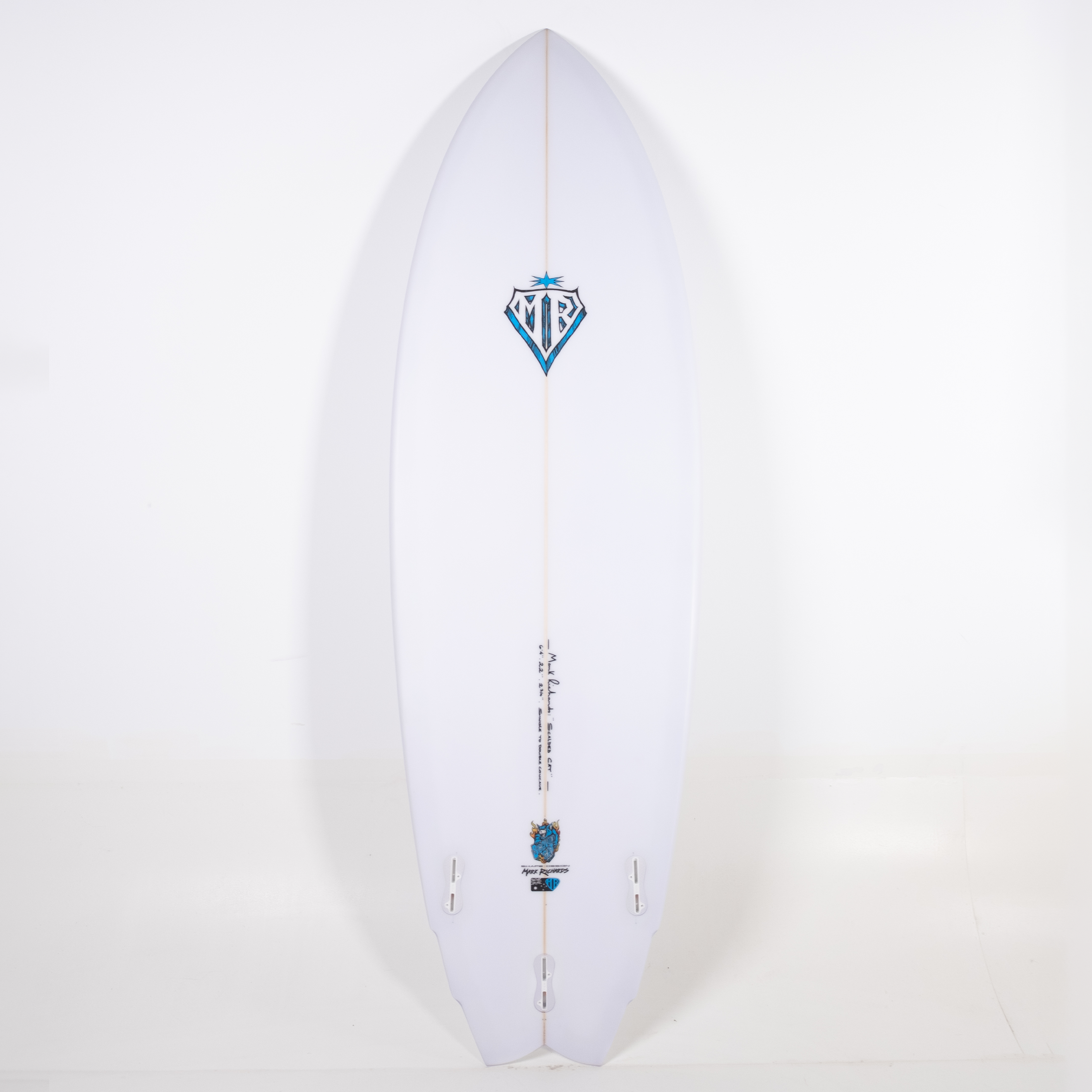 Scalded Cat 6'4" x 22" X 2 3/4" - 0.00L, Wing Swallow, x FCS 2 Fin Box, PU - ID:988033