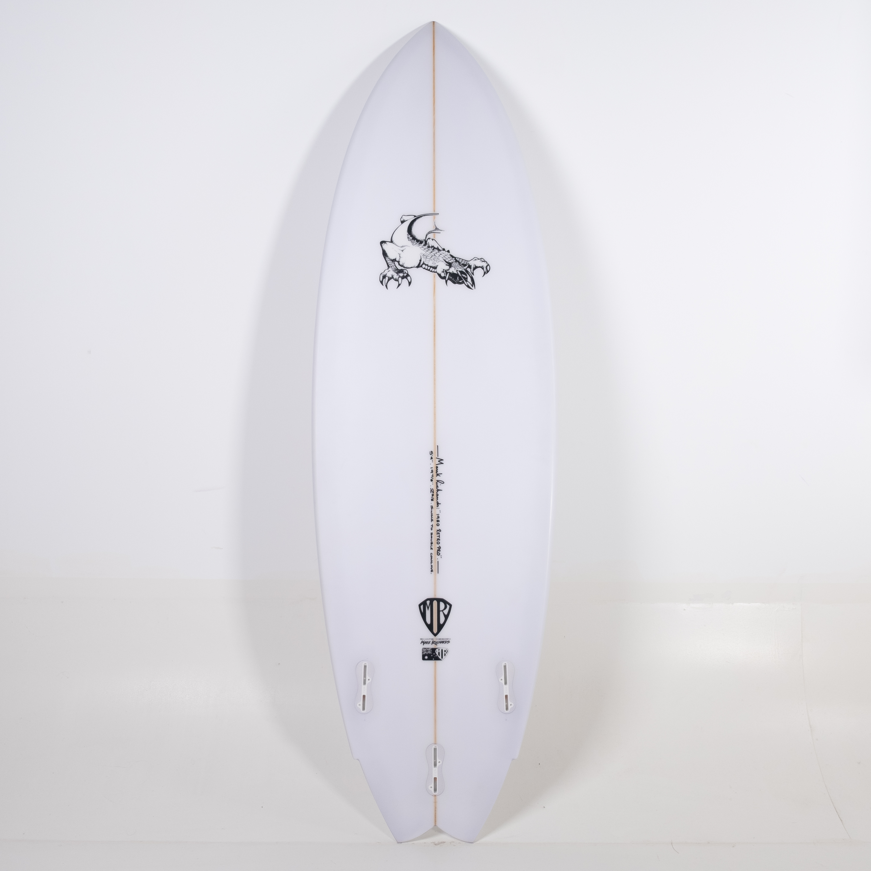 1980 Retro Pro 5'9" x 19 7/8" X 2 5/8" - 32.60L, Wing Swallow, x FCS 2 Fin Box, PU - ID:988034