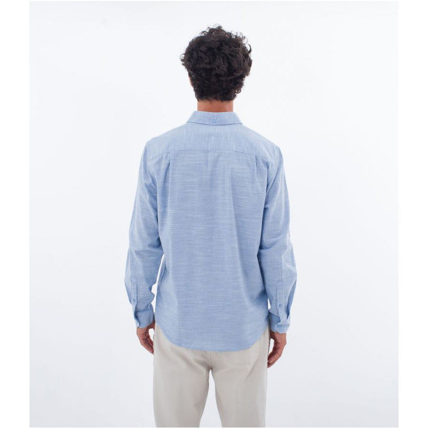 Hurley Shirt Long Sleeve Men O&O Stretch