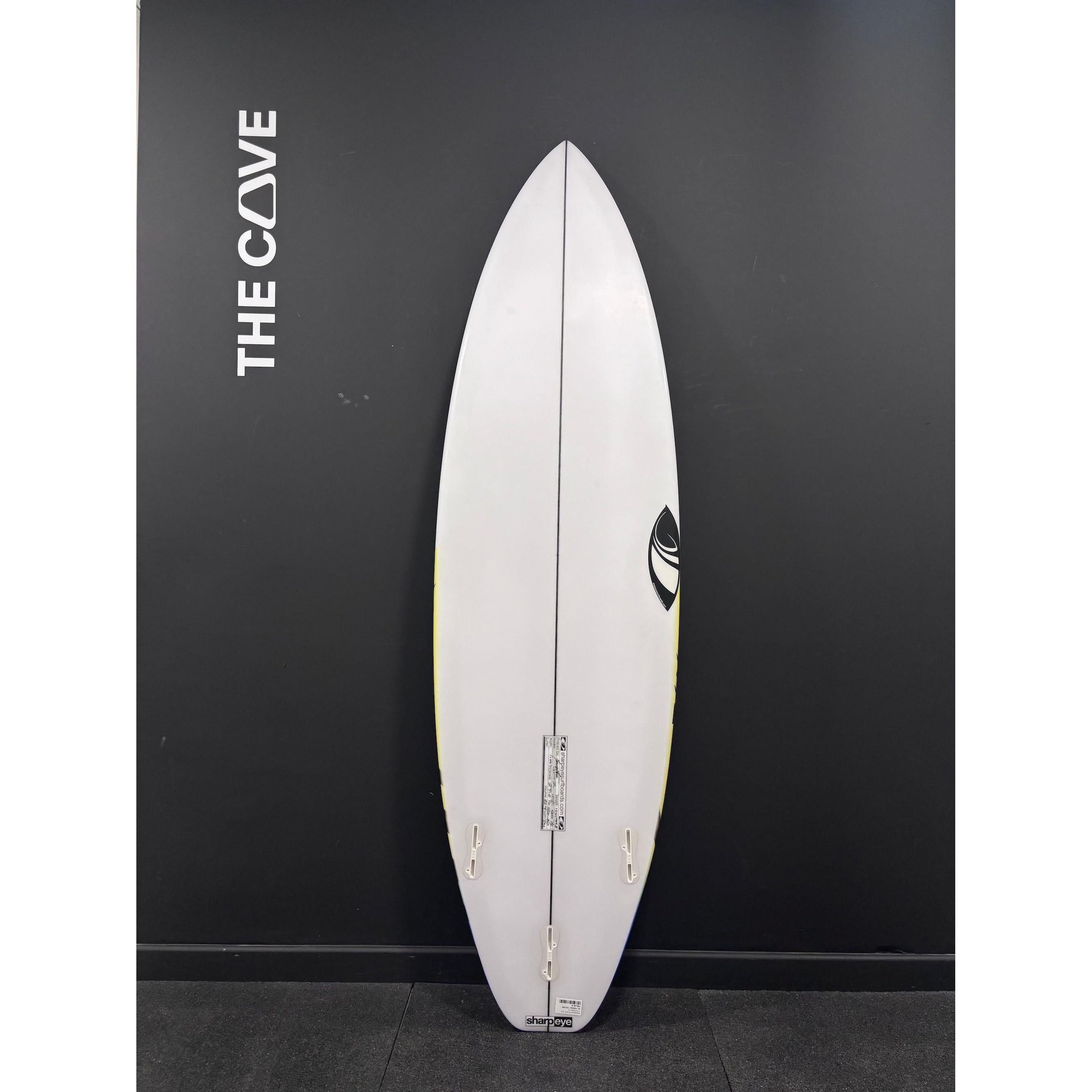 HT2 6'0" x 19" X  2 7/16" - 28.90L, Squash, 3x  FCS 2 Fin Boxes, PU [New] - ID:1001998
