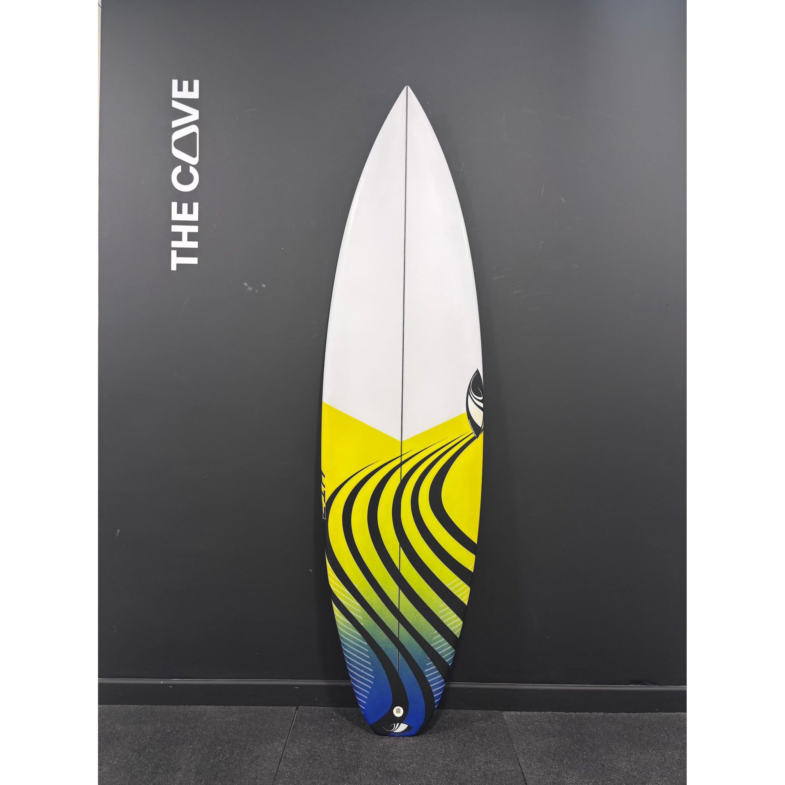 HT2 6'0" x 19" X  2 7/16" - 28.90L, Squash, 3x  FCS 2 Fin Boxes, PU [New] - ID:1001998