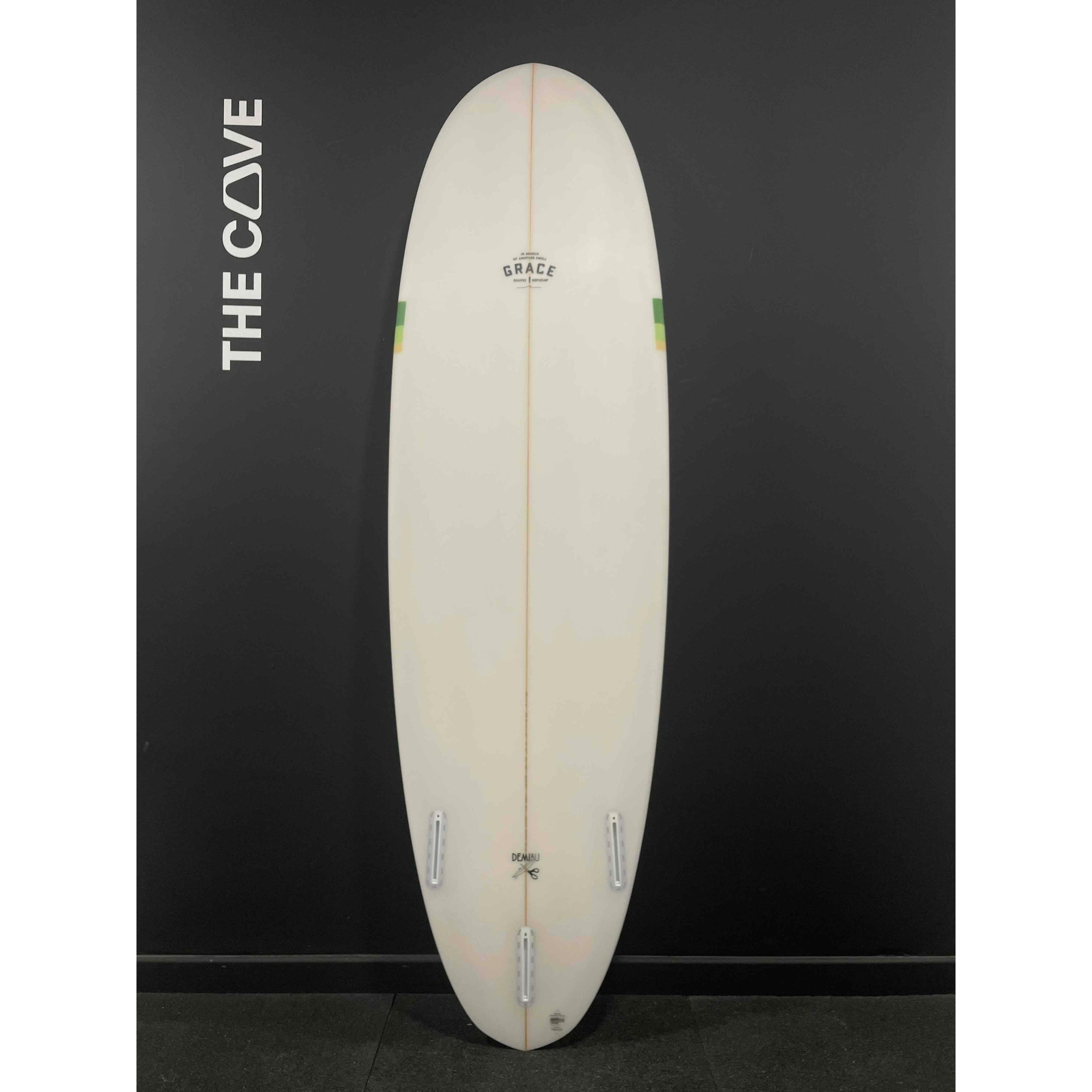 Demibu 6'6" x 21 1/2" X  2 5/8" - 42.20L, 3x  Futures Fin Boxes [New] - ID:1029742