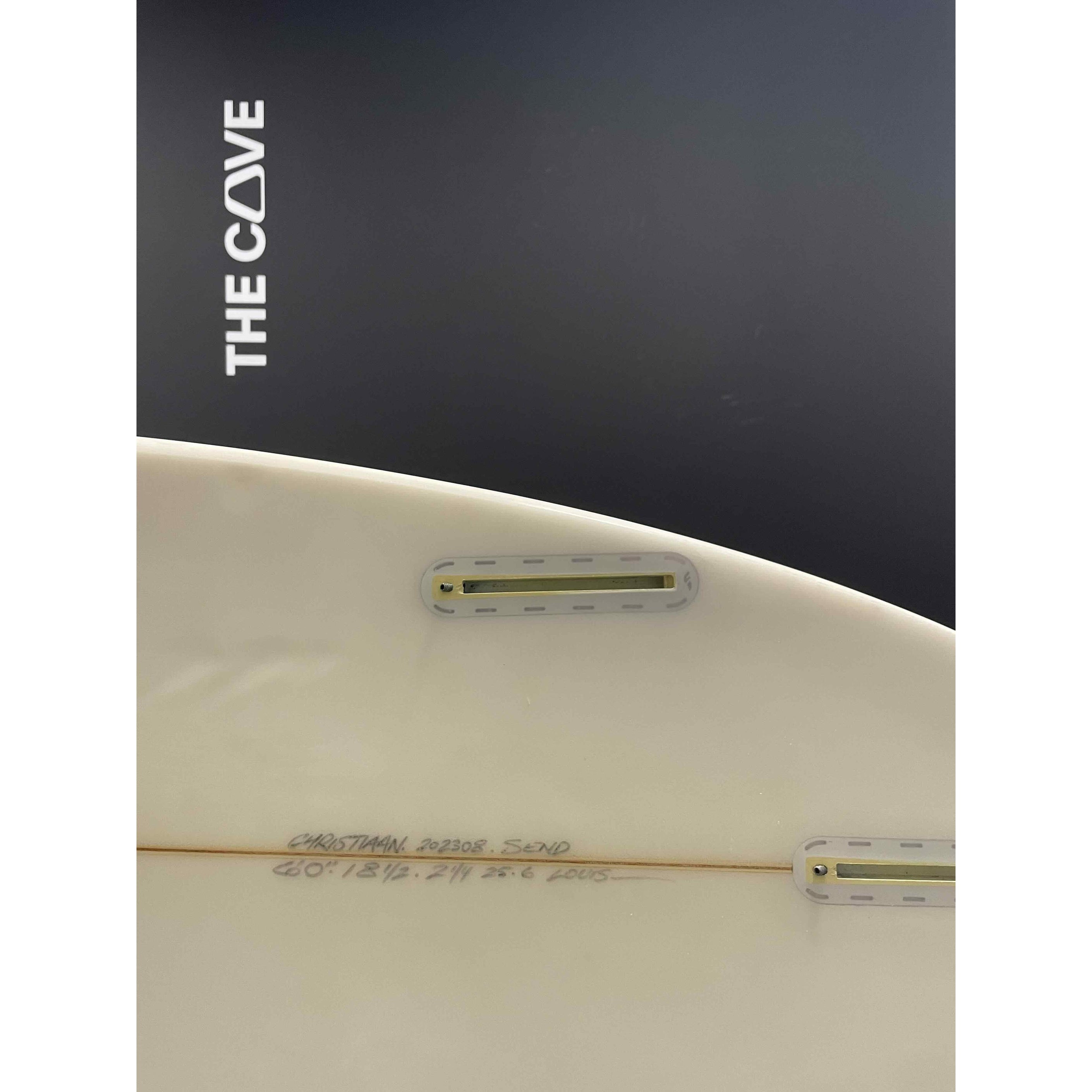 Send 6'0" x 18 1/2" X  2 1/4" - 25.60L, 3x  Futures Fin Boxes, PU [Low Average] - ID:939471