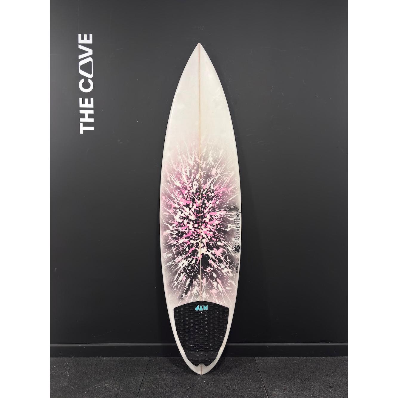 Send 5'11" x 18 1/2" X  2 3/8" - 26.00L, 3x  FCS 2 Fin Boxes, PU [Good] - ID:1079011