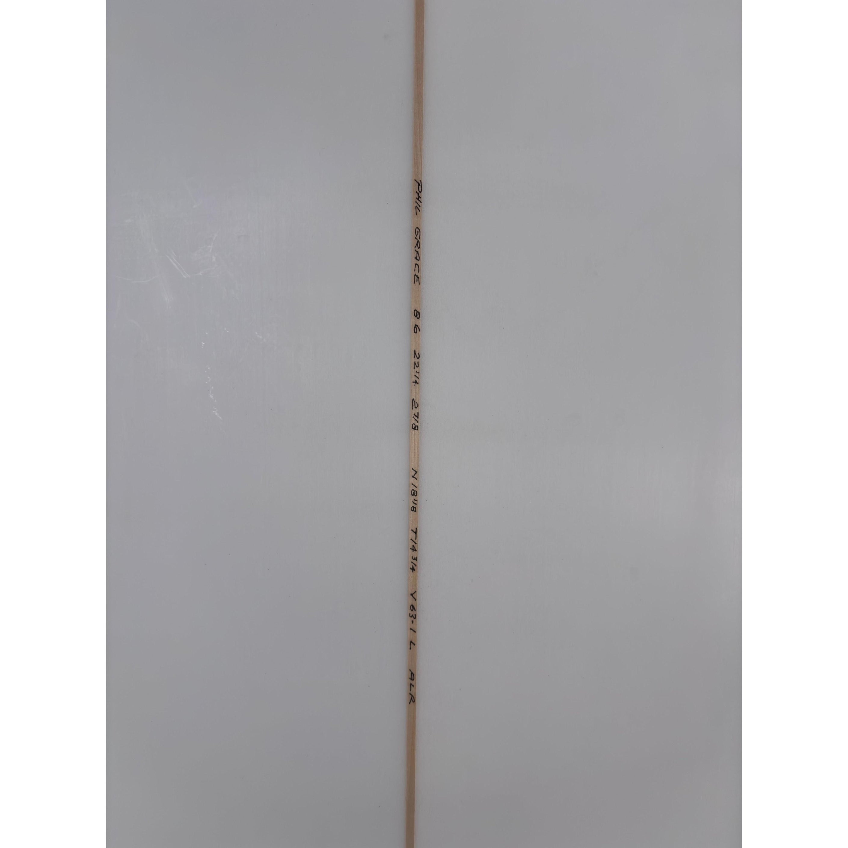 All Rounder 8'6" x 22 1/4" X  2 7/8", 3x  Single + 2 Boxes Futures Fin Boxes, PU [Good] - ID:1096763