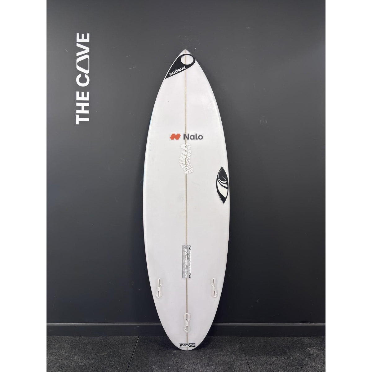#77 5'11" x 19 7/16" X  2 5/8" - 31.50L, Round, 3x  FCS 2 Fin Boxes, PU [Good] - ID:1190145