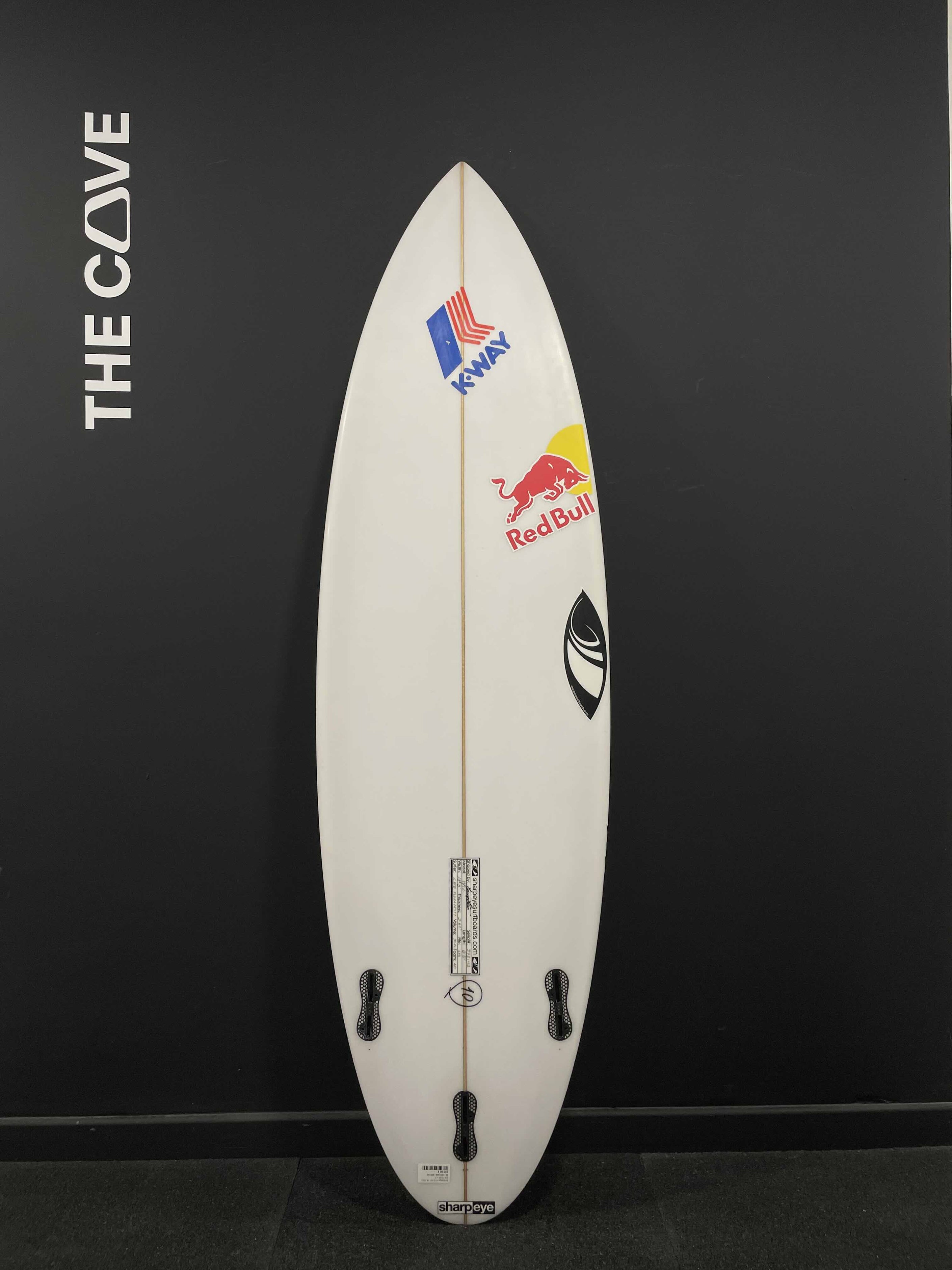HT2 6'0" x 18 7/8" X  2 5/8" - 30.20L, 3x  FCS 2 Fin Boxes [Semi New] - ID:1001259