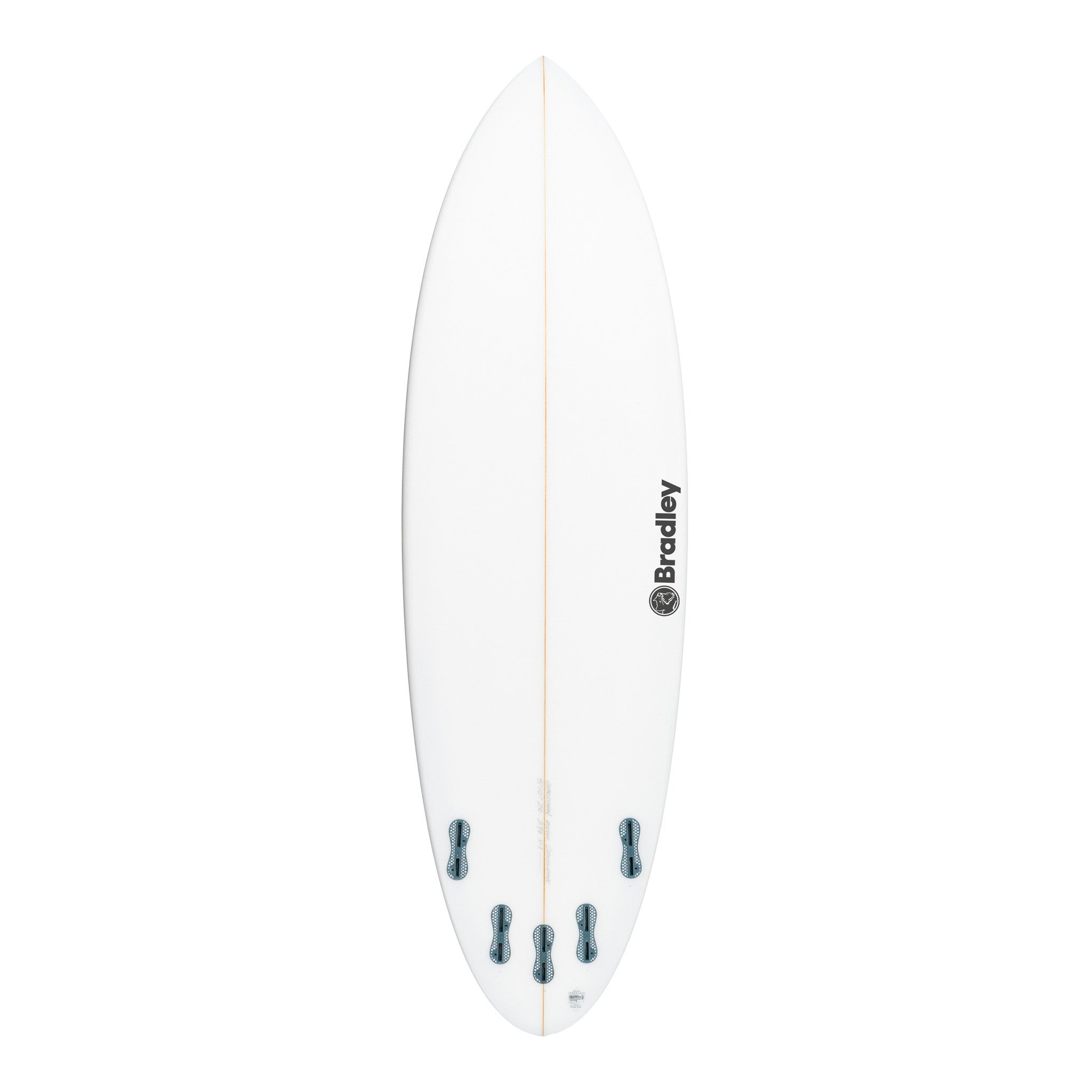 Chocolatine (narrow) 6'0" x 19 1/2" X  2 1/2" - 31.20L, Round Pin, 5x  FCS 2 Fin Boxes, PU - ID:1048317