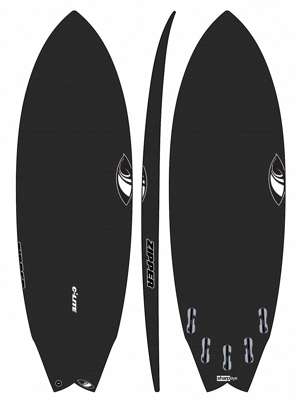 Sharpeye Surfboard Zipper C1Carbon