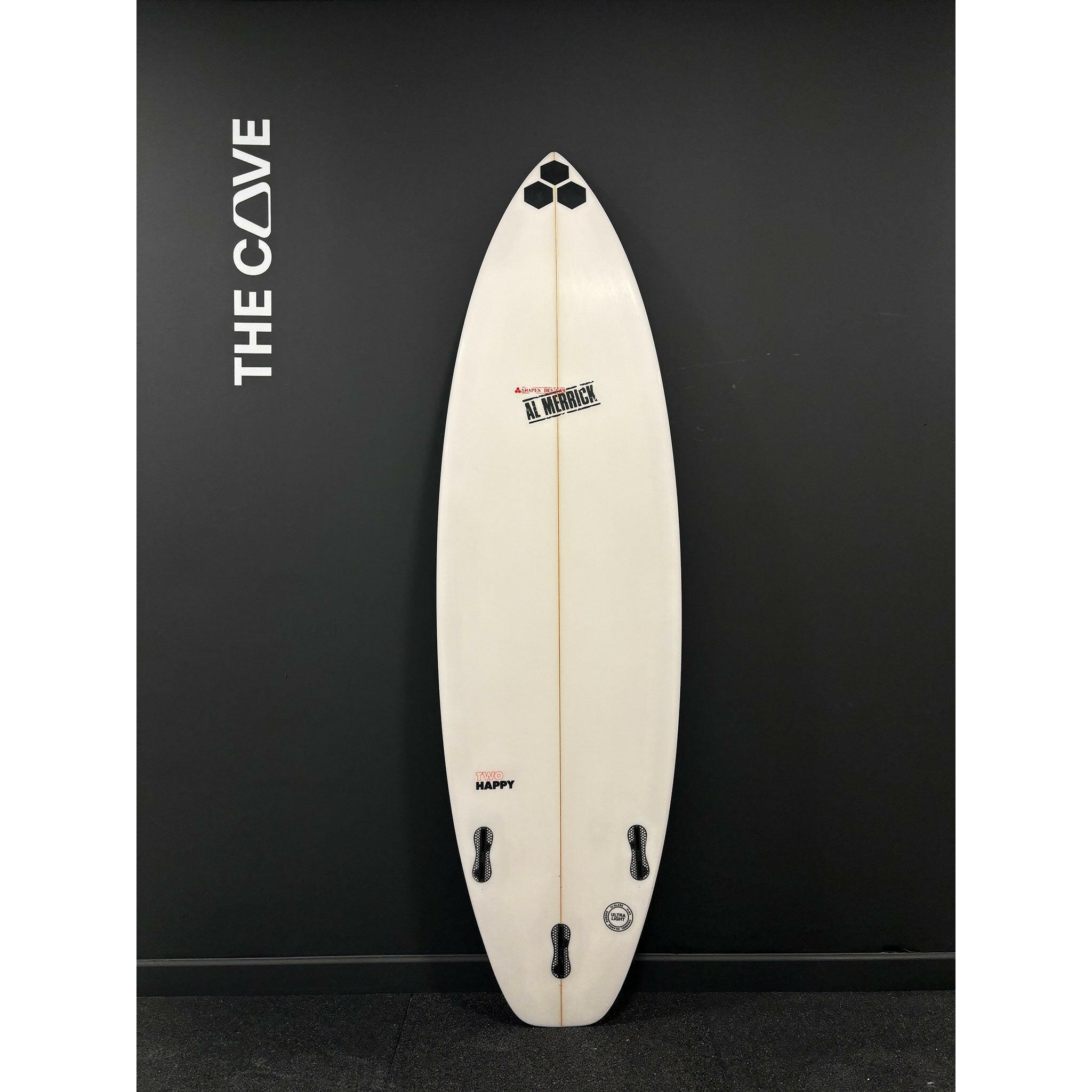 Two Happy 6'0" x 19 1/8" X  2 7/16" - 29.70L, 3x  FCS 2 Fin Boxes, PU [Semi New] - ID:896820 | Shortboard | Channel Islands | sb896820