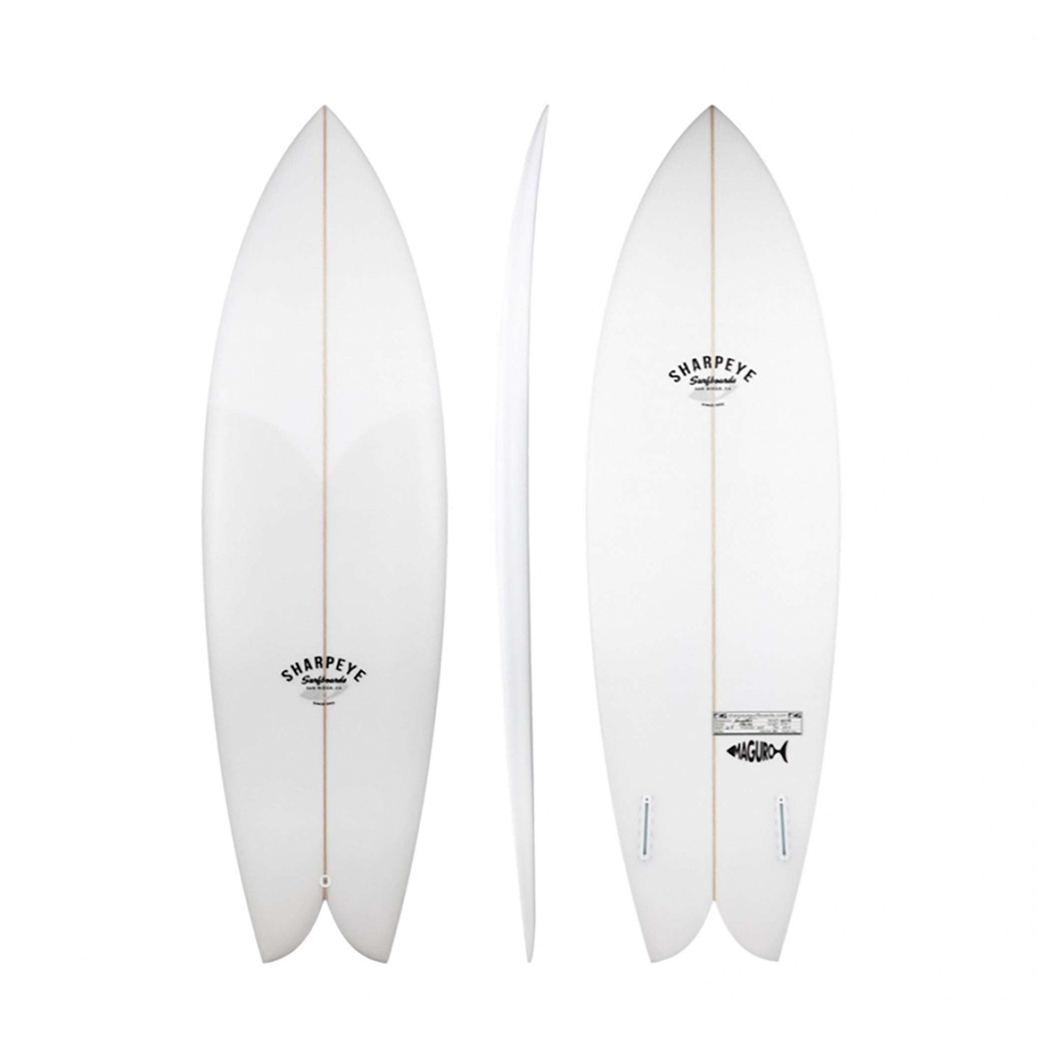 MAGURO 6'0" x 20 3/4" X  2 11/16" - 37.40L, Swallow, 2x  Futures Fin Boxes, PU - ID:1098829
