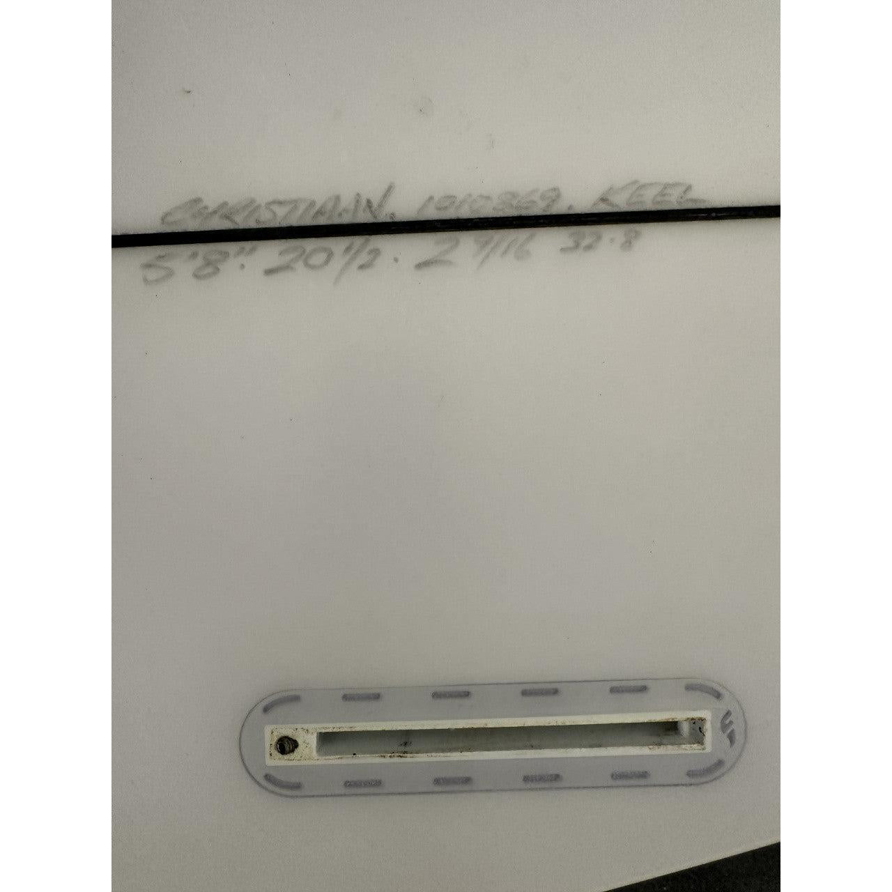 Tang 5'8" x 20 1/2" X  2 1/2" - 33.00L, Swallow, 2x  Futures Fin Boxes, PU [New] - ID:1010869