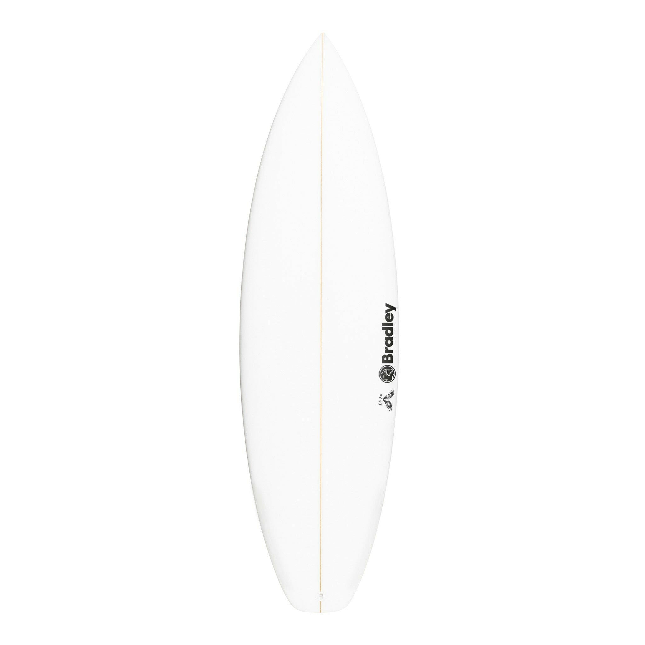 On Ya (narrow) 6'0" x 19 3/4" X  2 1/2" - 31.20L, 3x  FCS 2 Fin Boxes, PU - ID:895268 | Shortboard | Bradley | sb895268