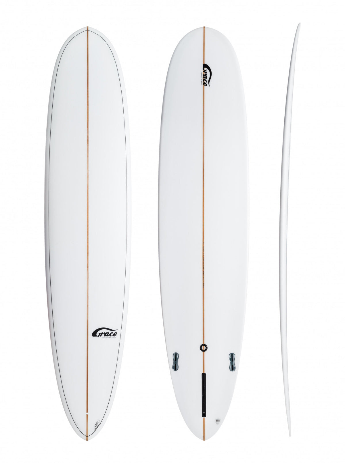 All Rounder 9'0" x 23" X  2 7/8" - 67.97L, Round Pin, 3x  Single + 2 Boxes Futures Fin Boxes, PU - ID:1161870