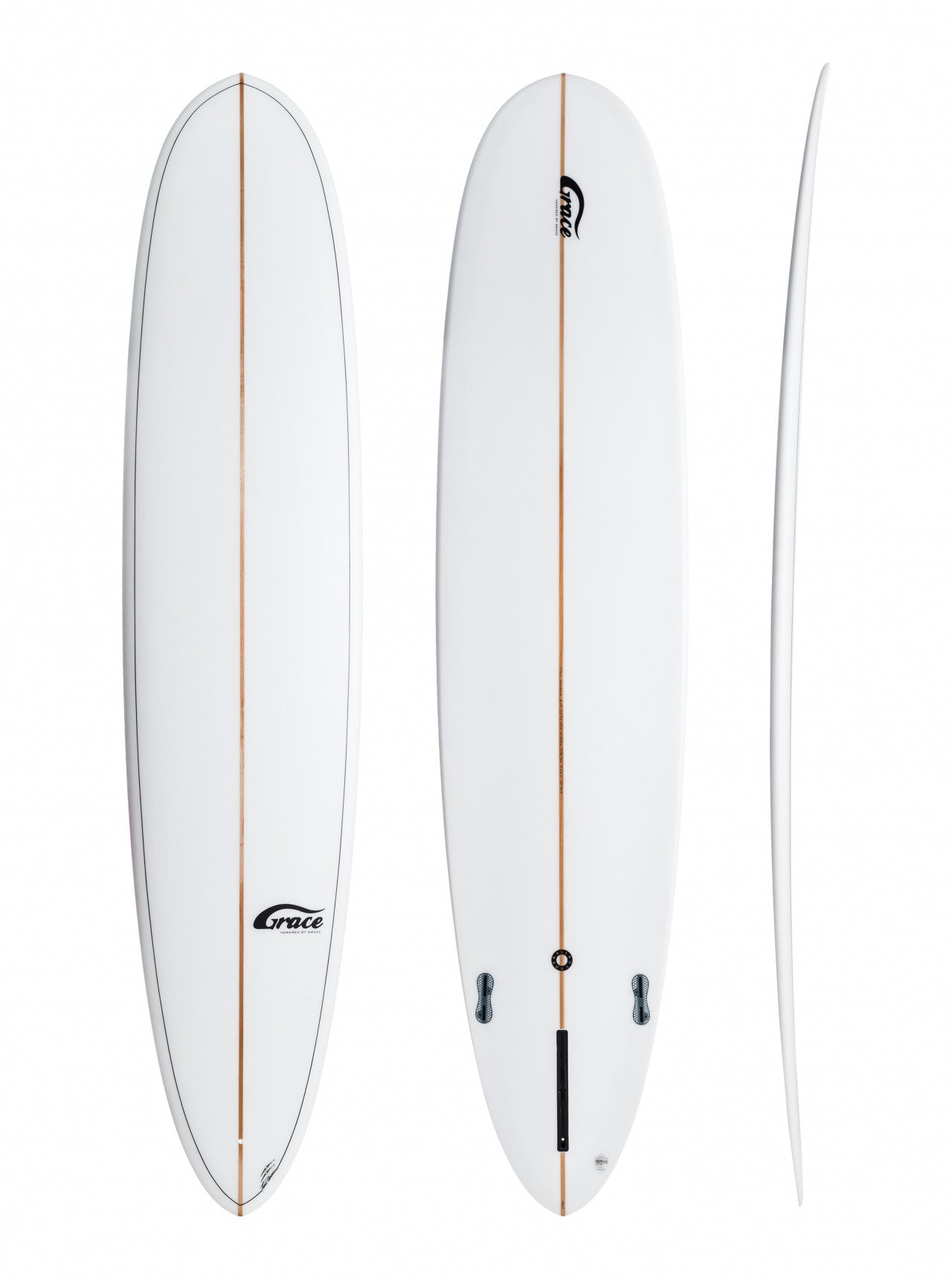 All Rounder 8'6" x 22 1/4" X  2 7/8" - 61.90L, Round Pin, 3x  Single + 2 Boxes Futures Fin Boxes, PU - ID:1039914