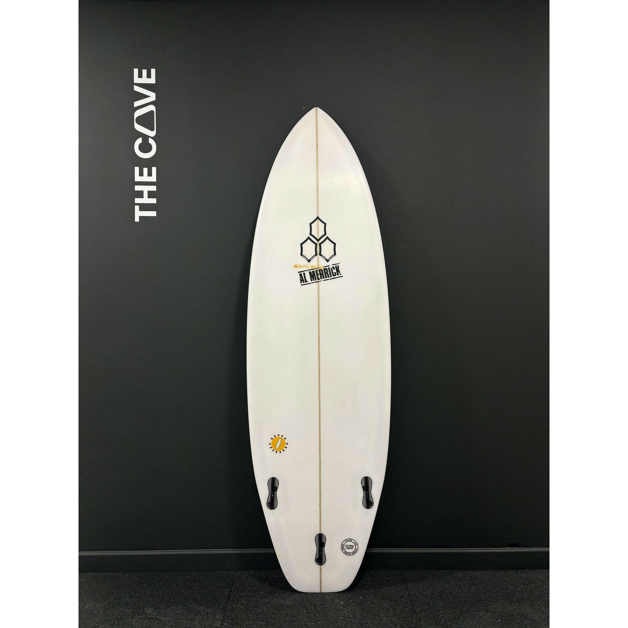 Happy Everyday 5'9" x 19 1/2" X  2 7/16" - 29.40L, 3x  FCS 2 Fin Boxes, PU [Good] - ID:896825 | Shortboard | Channel Islands | sb896825