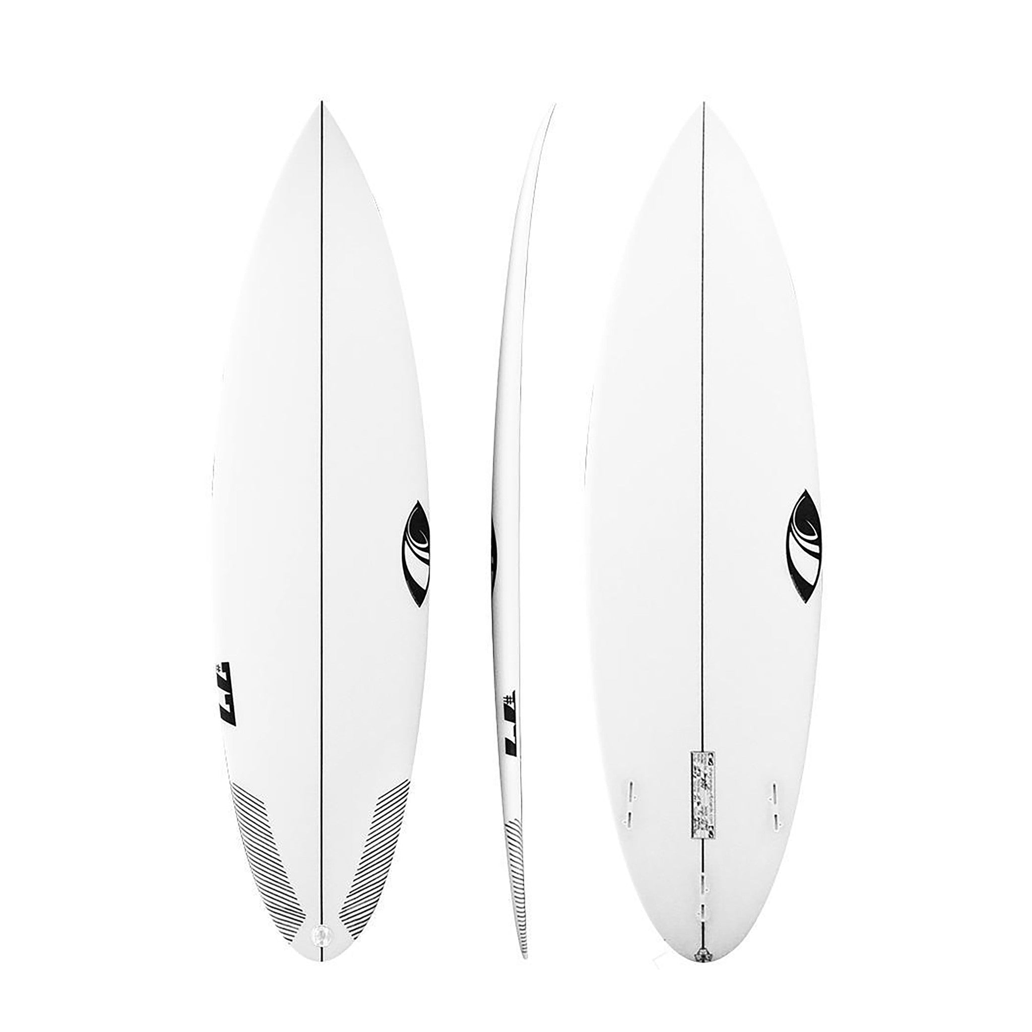 #77 5'11" x 19 1/4" X  2 1/2" - 29.15L, Round, 3x  FCS 2 Fin Boxes, PU - ID:919602