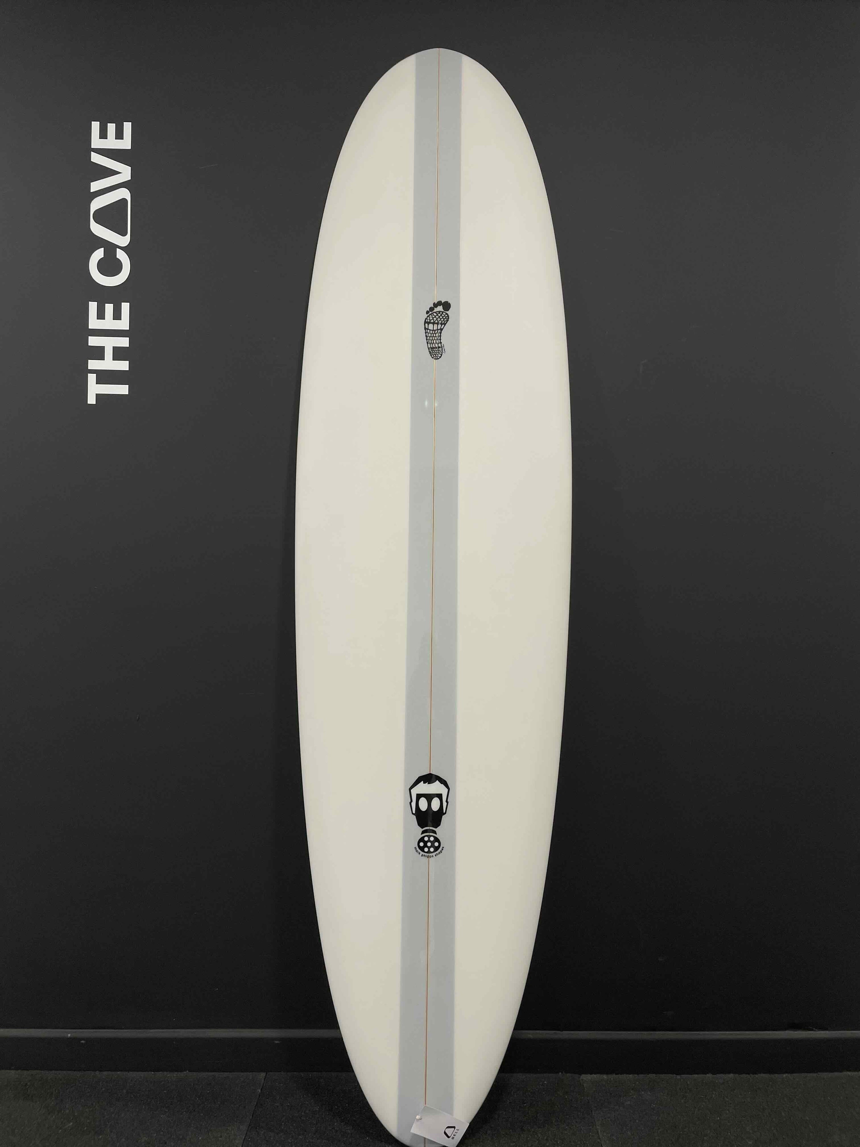 Snowshoe 6'8" x 21 1/4" X  2 3/4" - 42.20L, 3x  FCS 2 Fin Boxes, PU [New] - ID:895752