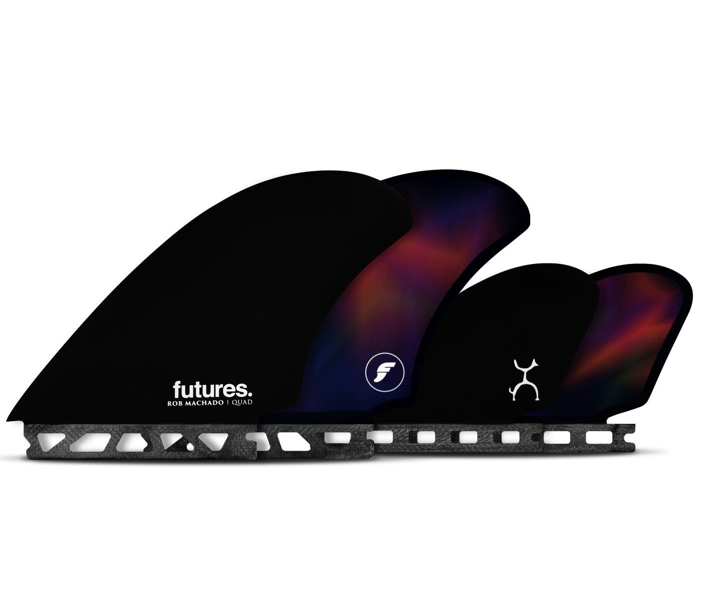 Futures Fins Machado Ss Quad Blk/Swirl