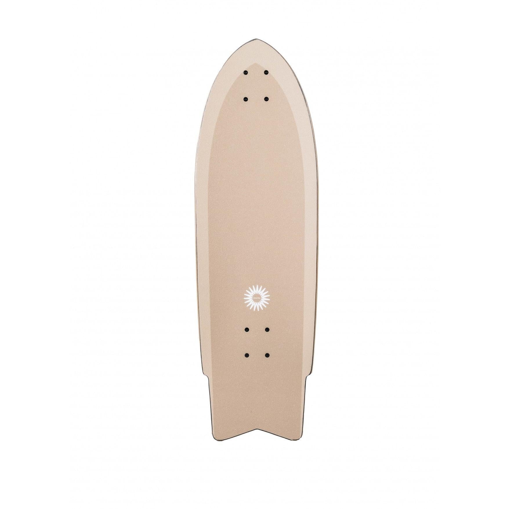 Summer Vibes White Beach Skateboard Powered by Smoothstar