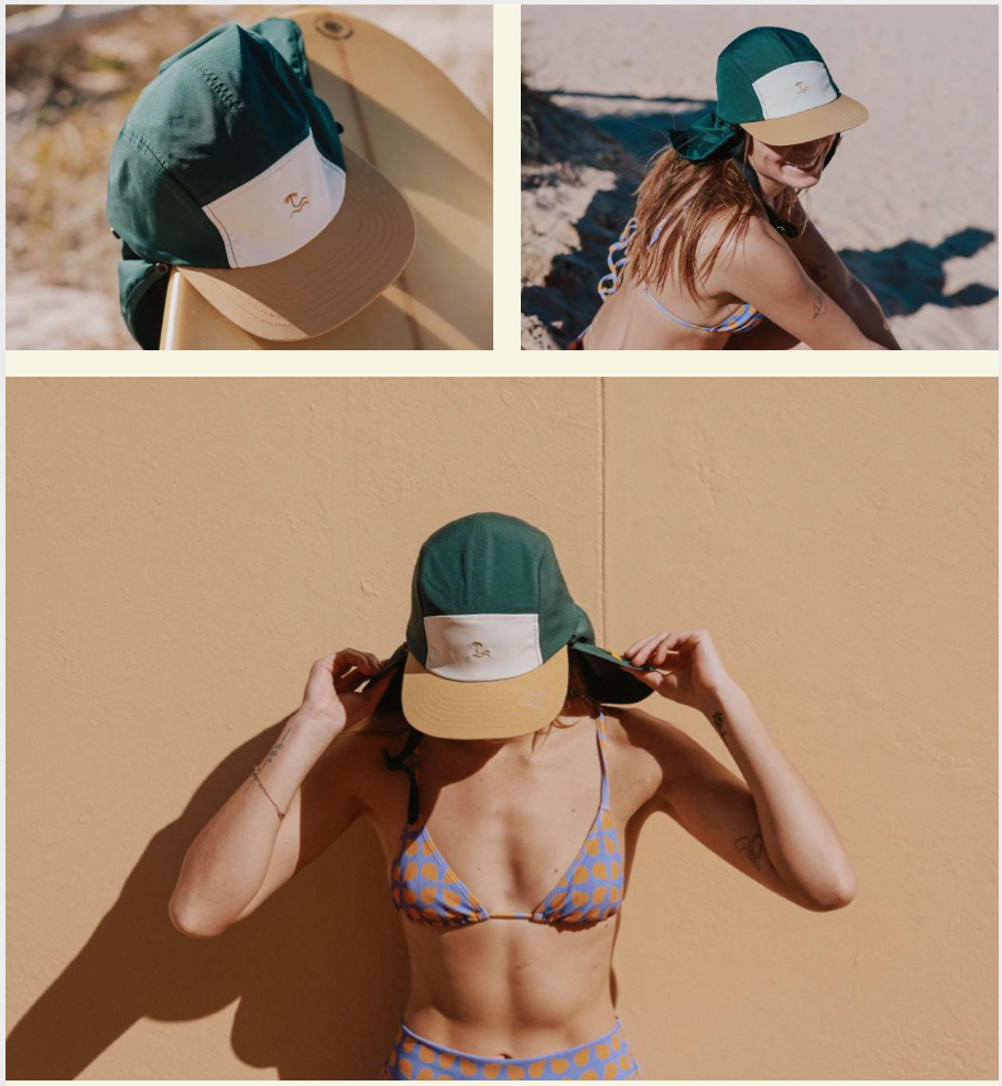 Cord & Roy Green Reef Surf Cap