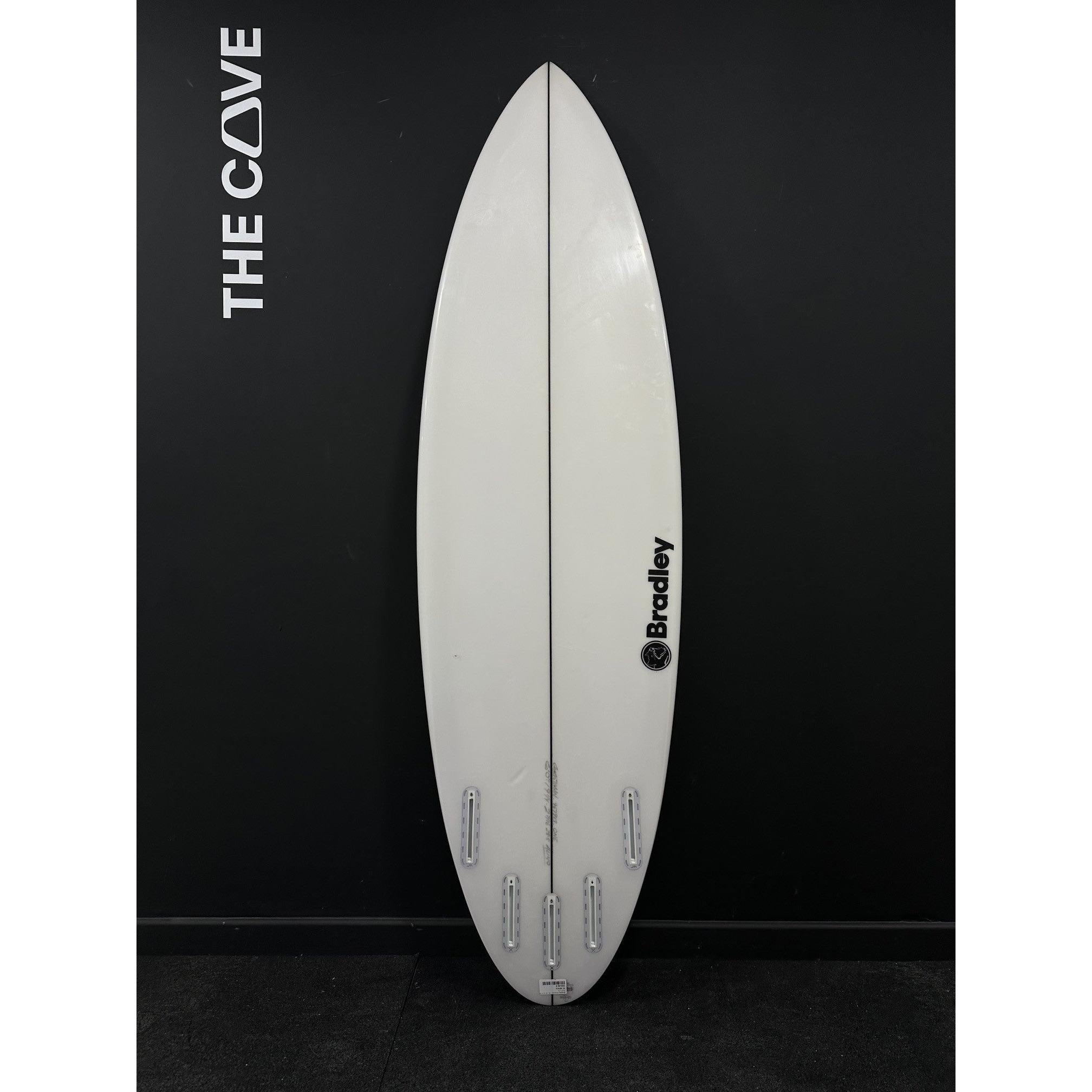 One 6'0" x 19 1/4" X  2 7/16", Round Pin, 3x  Futures Fin Boxes, PU [Good] - ID:967913