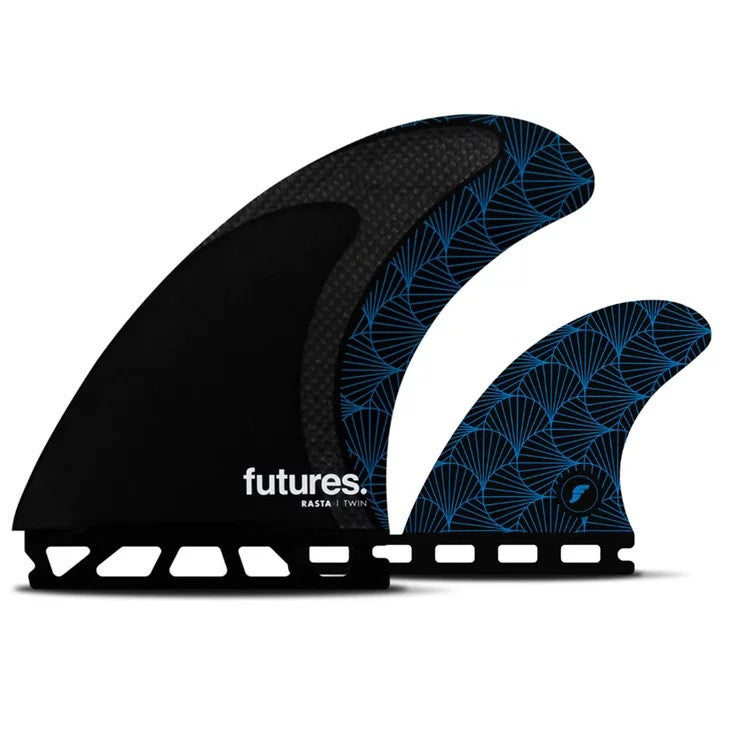 Futures Fins Rasta Twin+1 Black/Blue