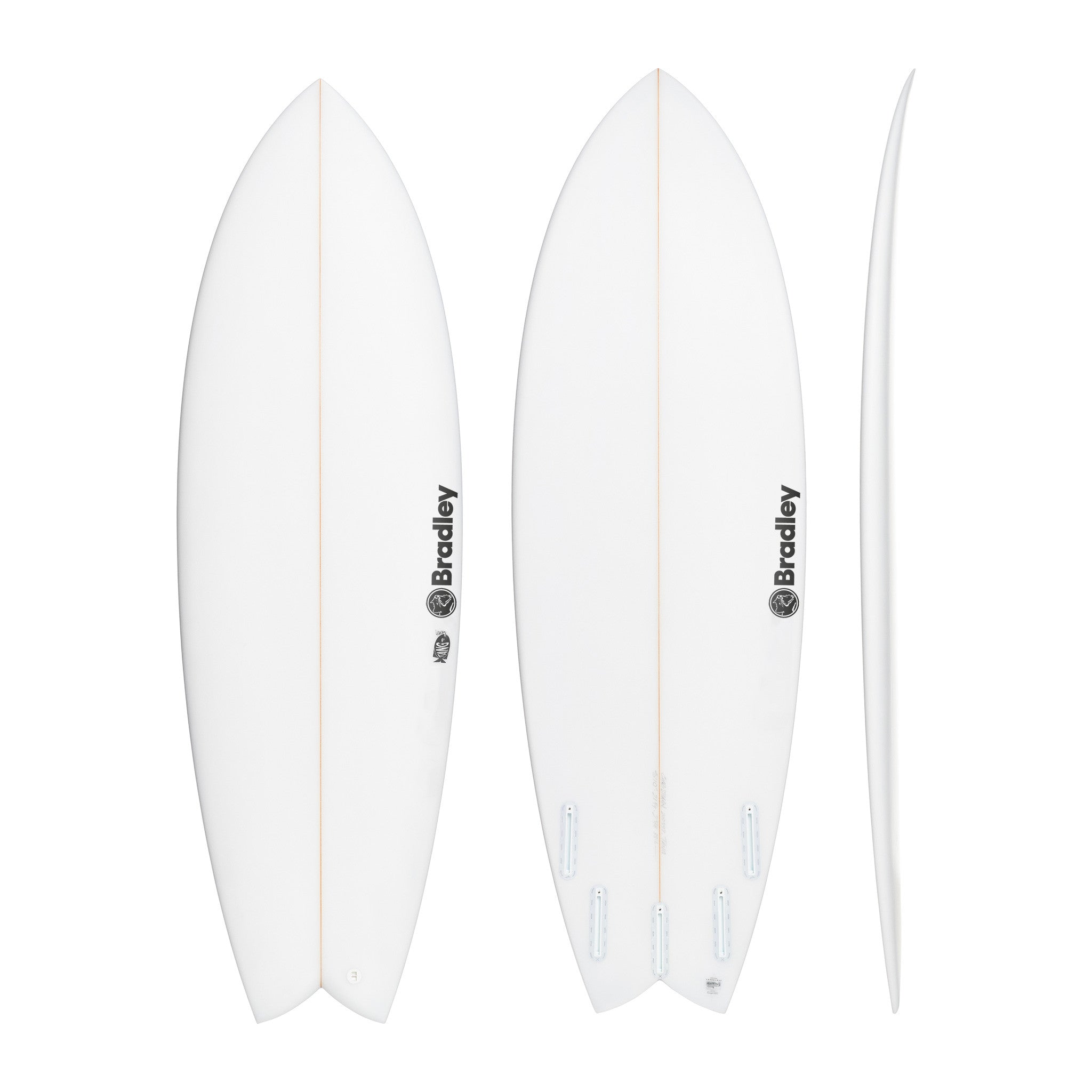 Tang 5'4" x 20 1/2" X  2 3/8" - 28.30L, Swallow, 5x   Fin Boxes, PU - ID:898693