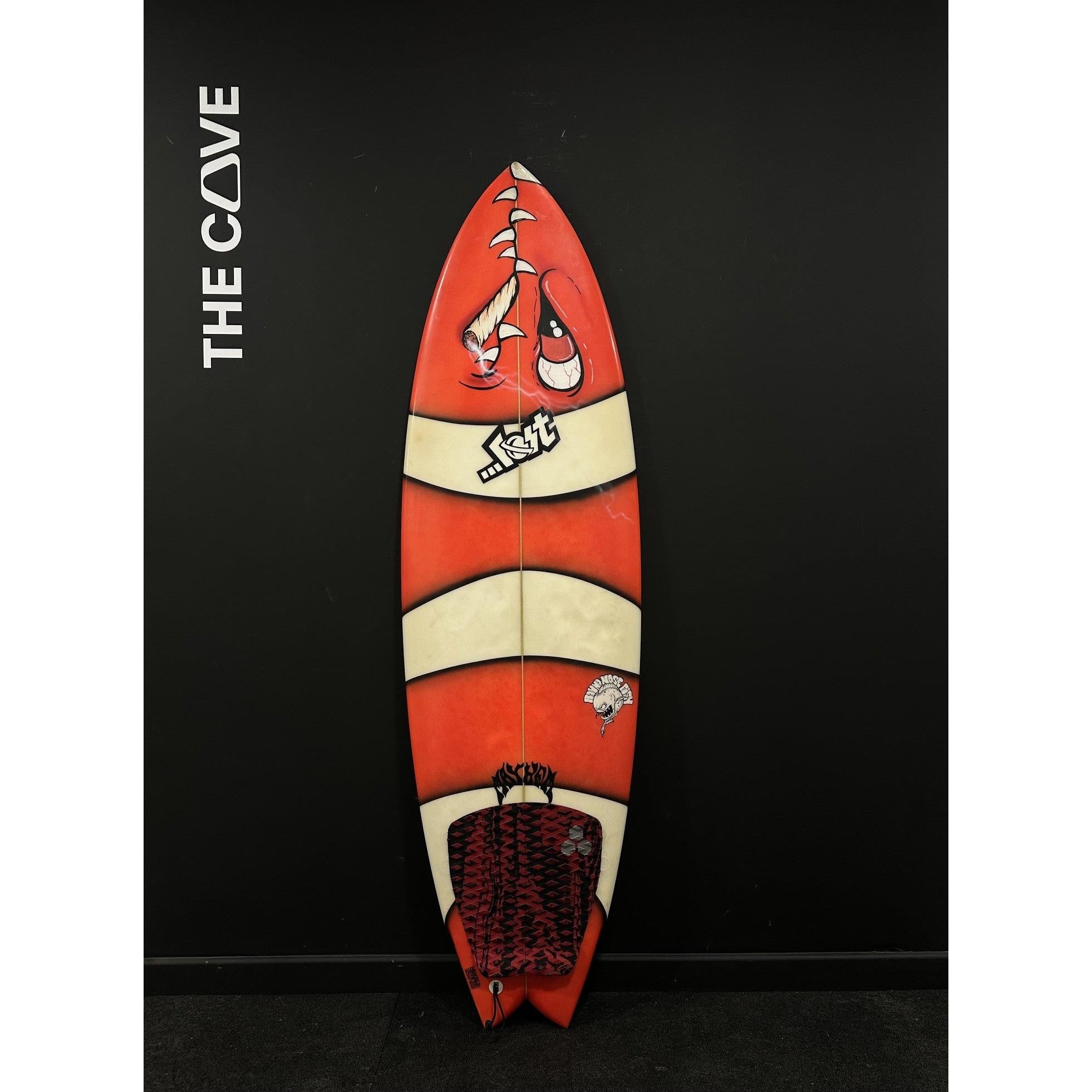ROUND NOSE FISH 5'9" x 19 1/2" X  2 7/16", 5x  FCS 1 Fin Boxes [Good] - ID:1164800