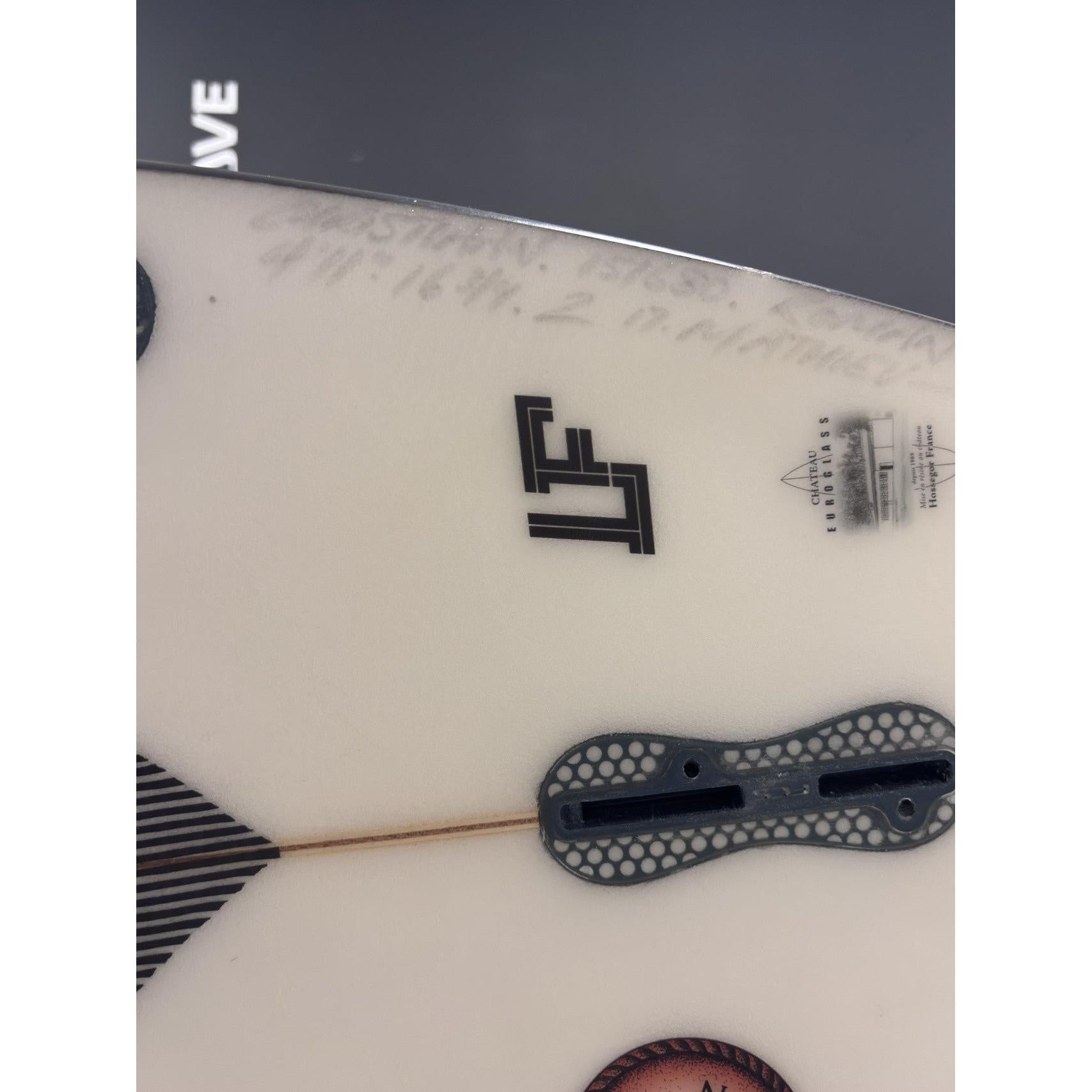 THE ROMAN 4'11" x 16 3/4" X  2" - 17.00L, 3x  FCS 2 Fin Boxes, PU [Average] - ID:1081580