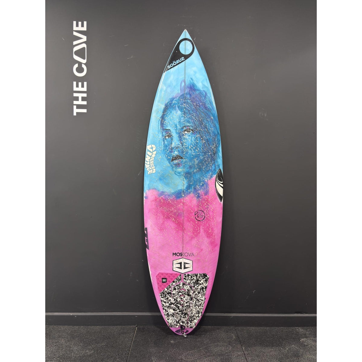 #77 5'11" x 19 7/16" X  2 5/8" - 31.50L, Round, 3x  FCS 2 Fin Boxes, PU [Good] - ID:1190145