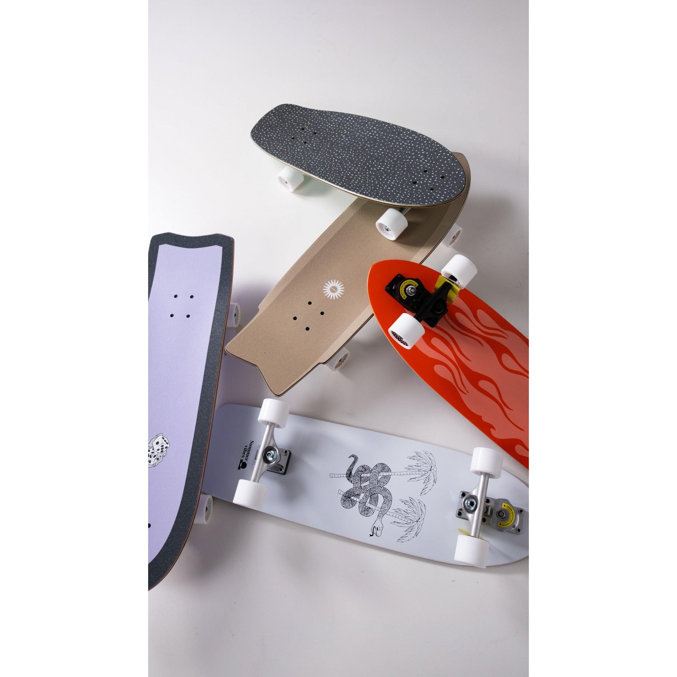 Summer Vibes Secret Spot Skateboard Powered by Smoothstar