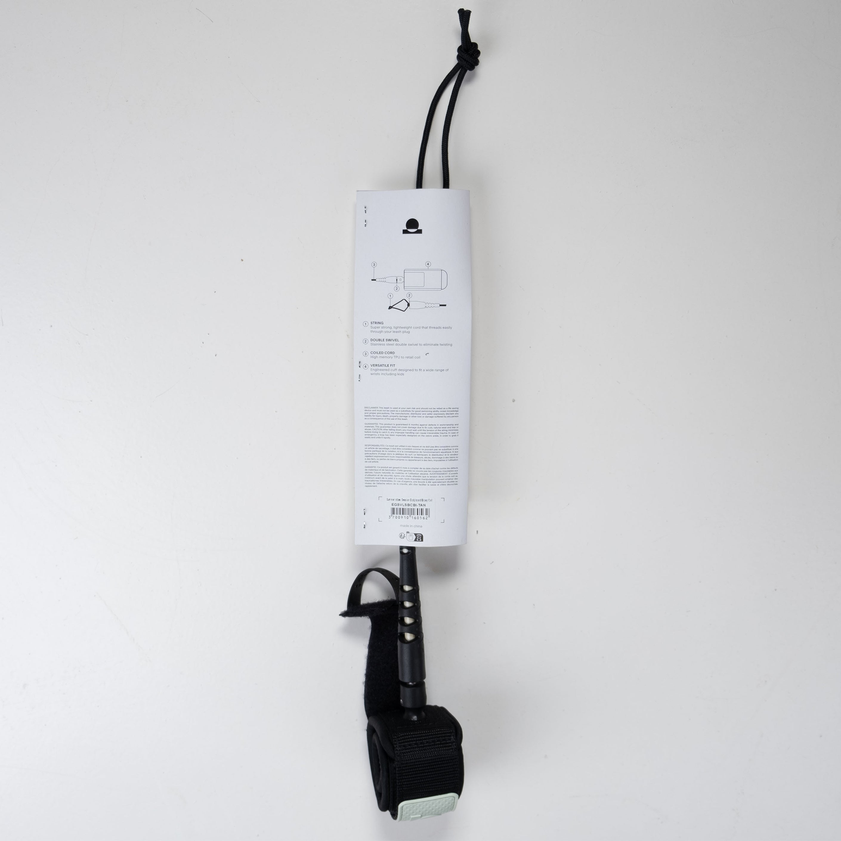 Summer Vibes Session Bodyboard Bicep coil leash