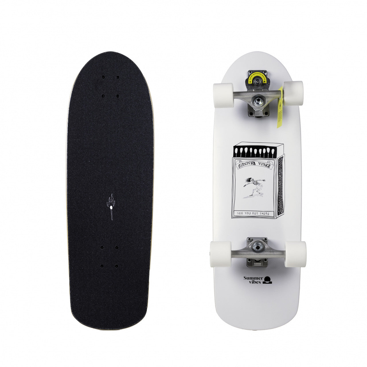 Summer Vibes Firing Skateboard Powered by Smoothstar